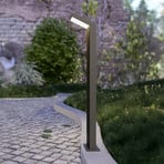 Bornes lumineuses LED EGLO GROTTAZZOLINA, noir, hauteur 80 cm, IP65