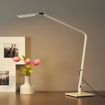 Lampa stołowa LED Flex, lśniąca biel