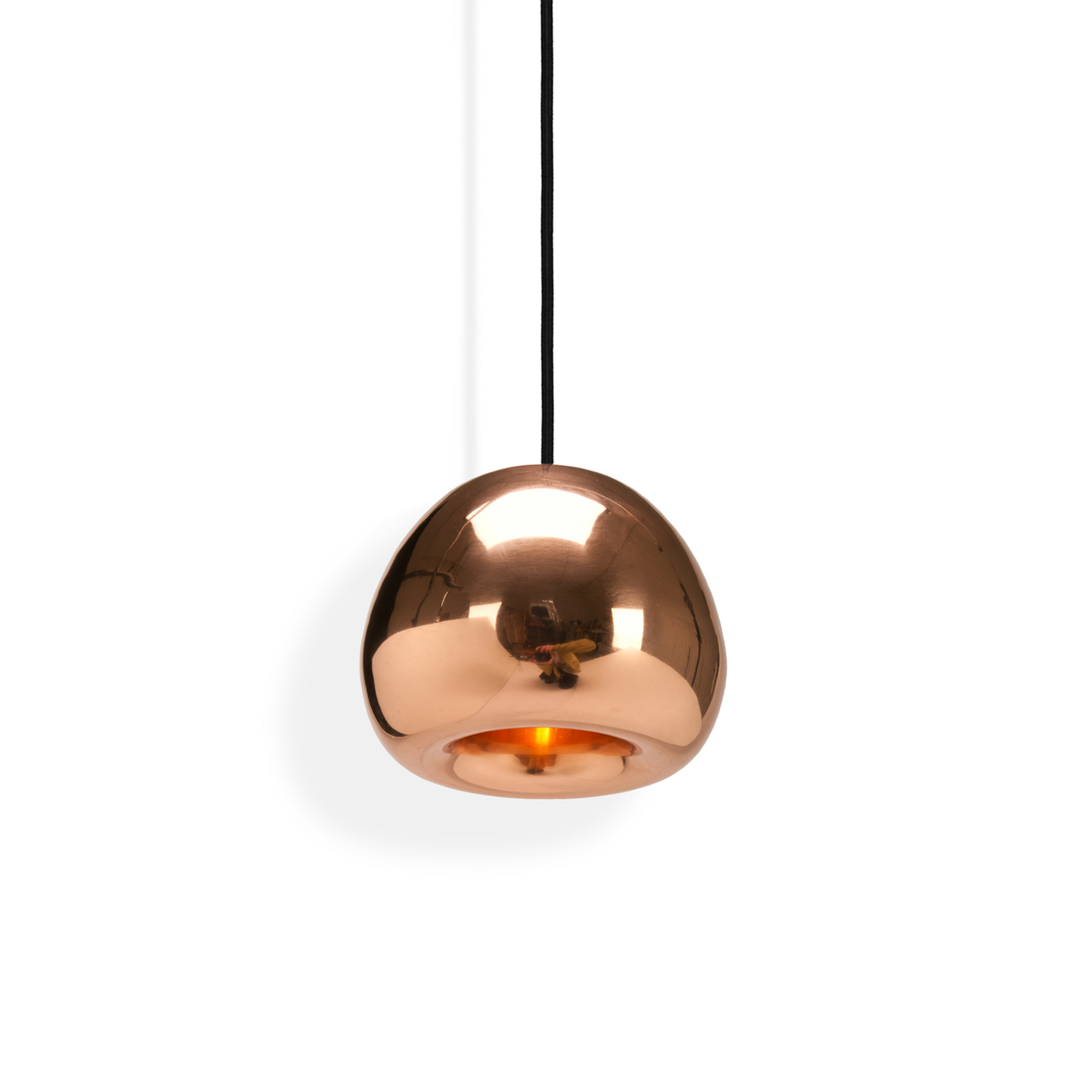 Żyrandol LED Void mini, miedź - Tom Dixon