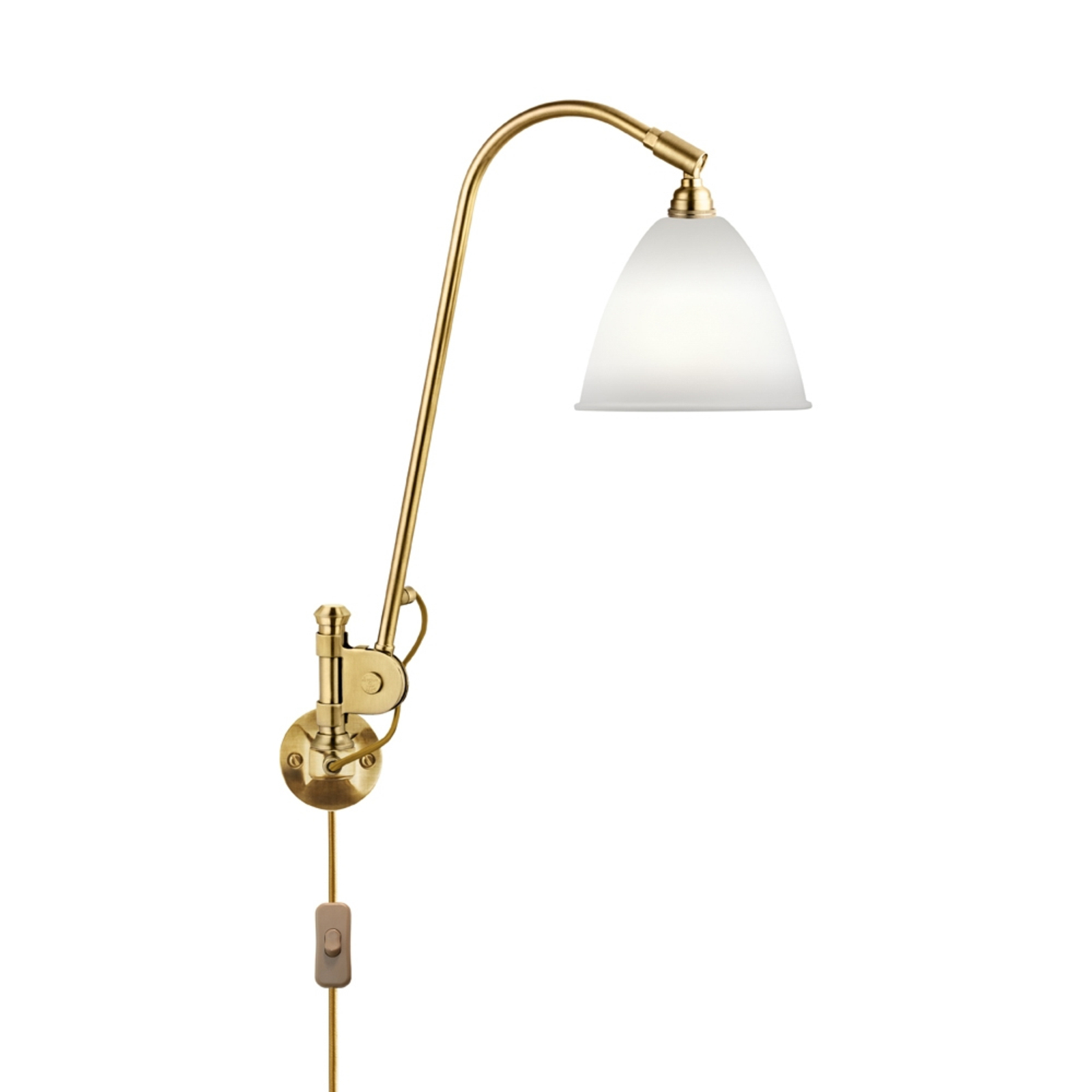 Bestlite BL6 Fali Lámpa ø16 Brass/Porcelain - GUBI