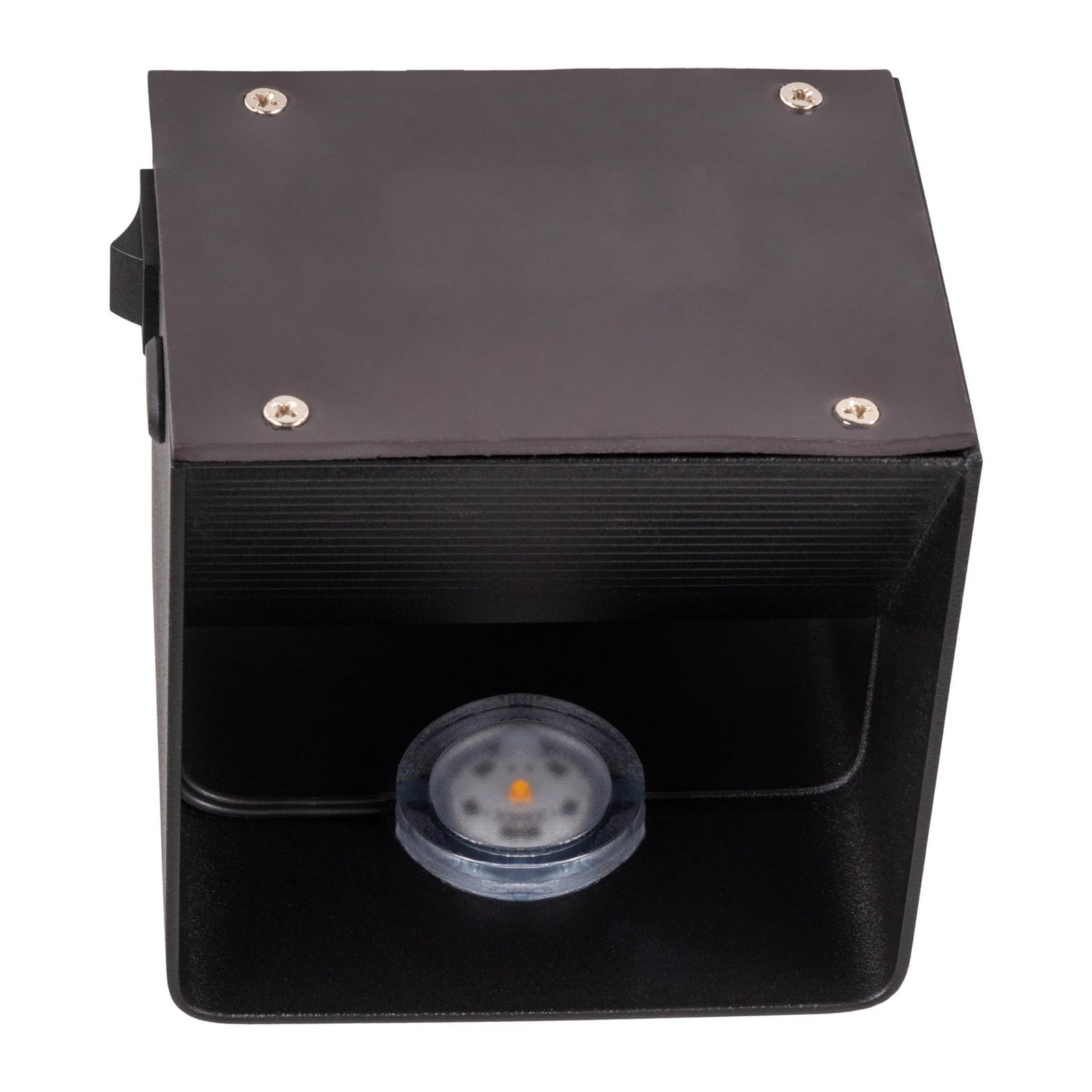 Applique LED Cube batterie, aimantée, noire