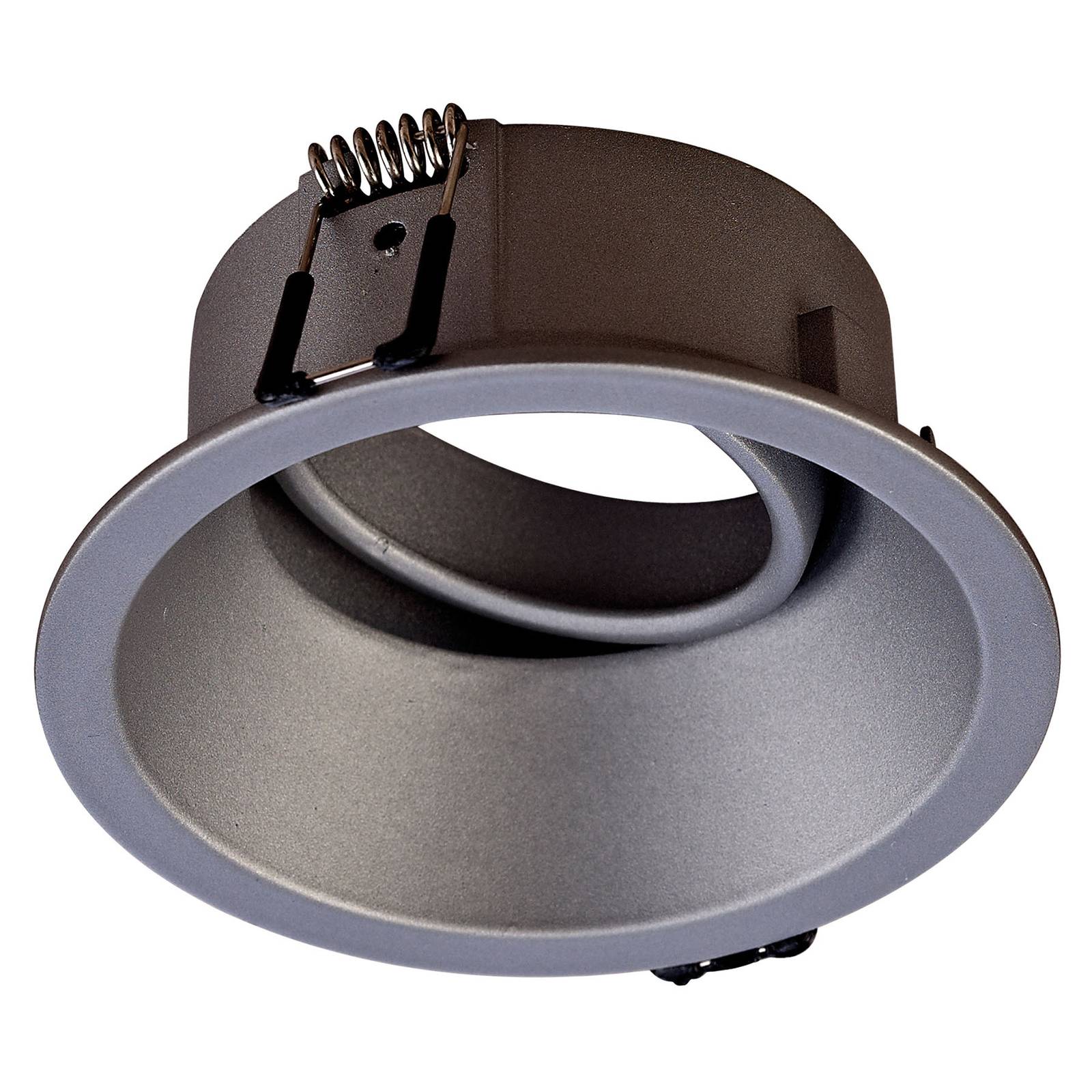 Einbauleuchte Comfort, rund, aluminium