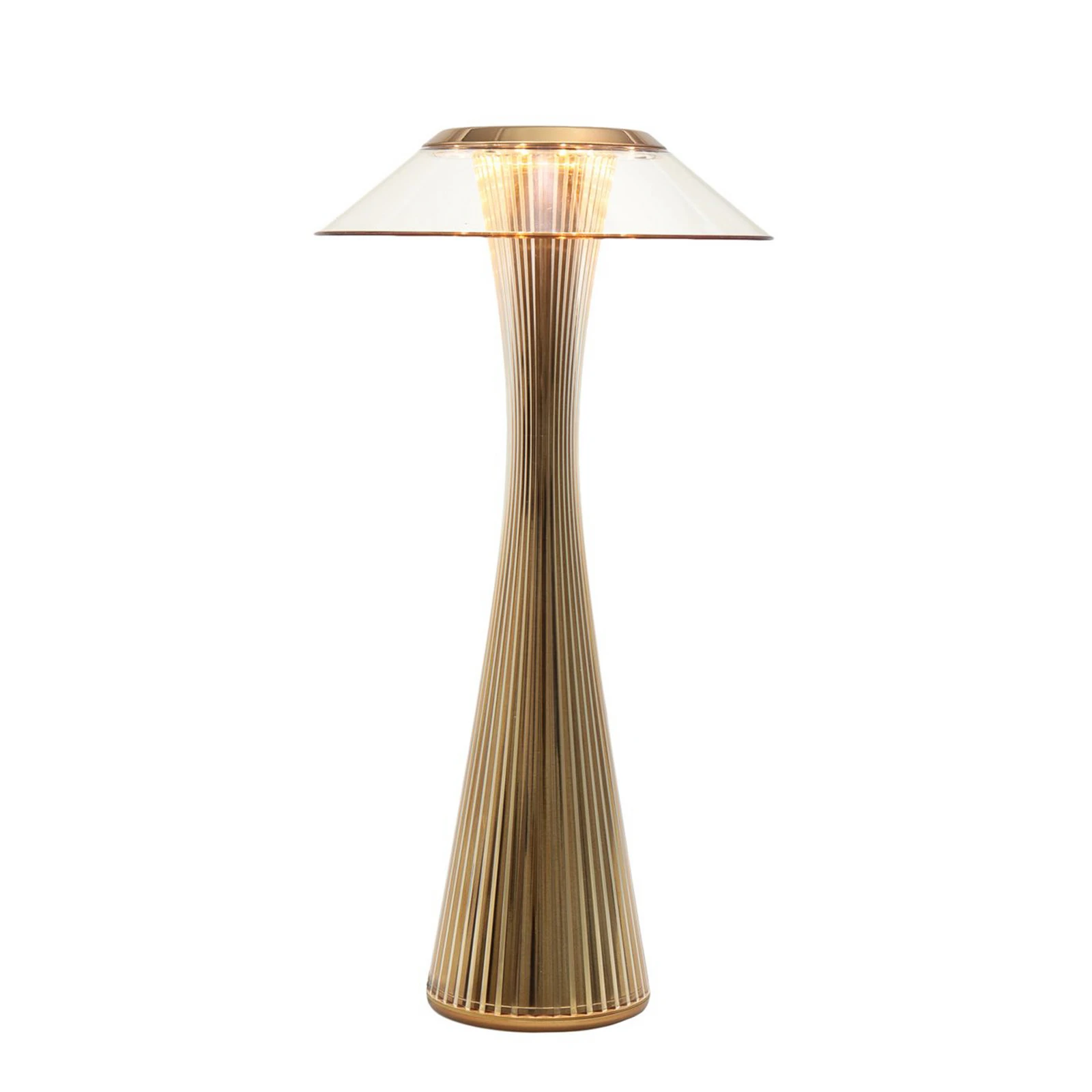 Kartell Space - LED designer table lamp, gold