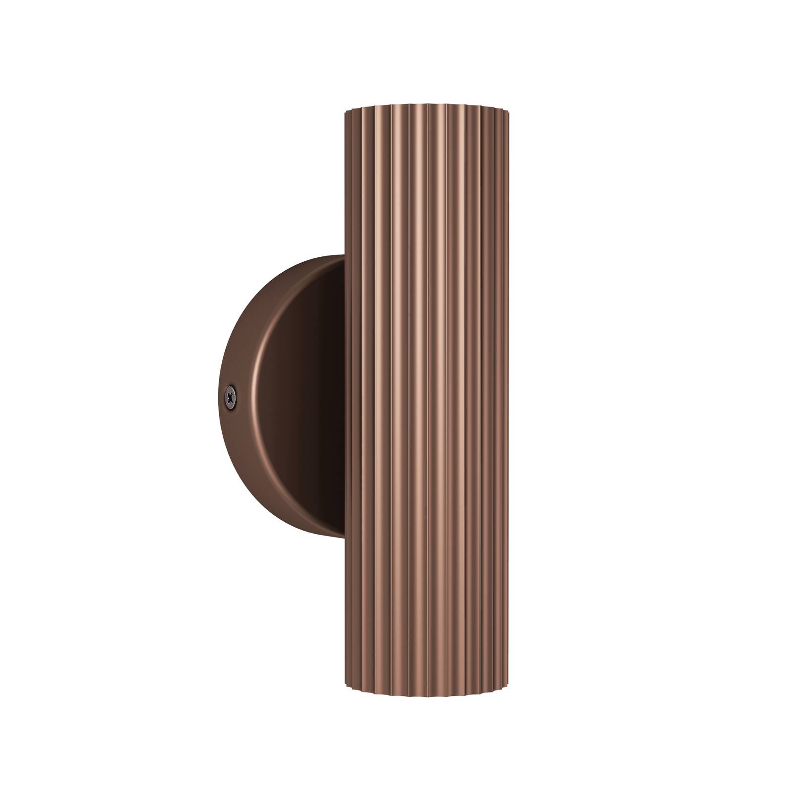 Wandlampe Portillo, bronze, Höhe 20 cm, 2-flg. Metall, GU10