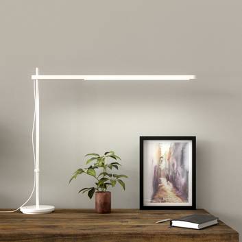 Lámpara de mesa LED Talak Professional, blanco