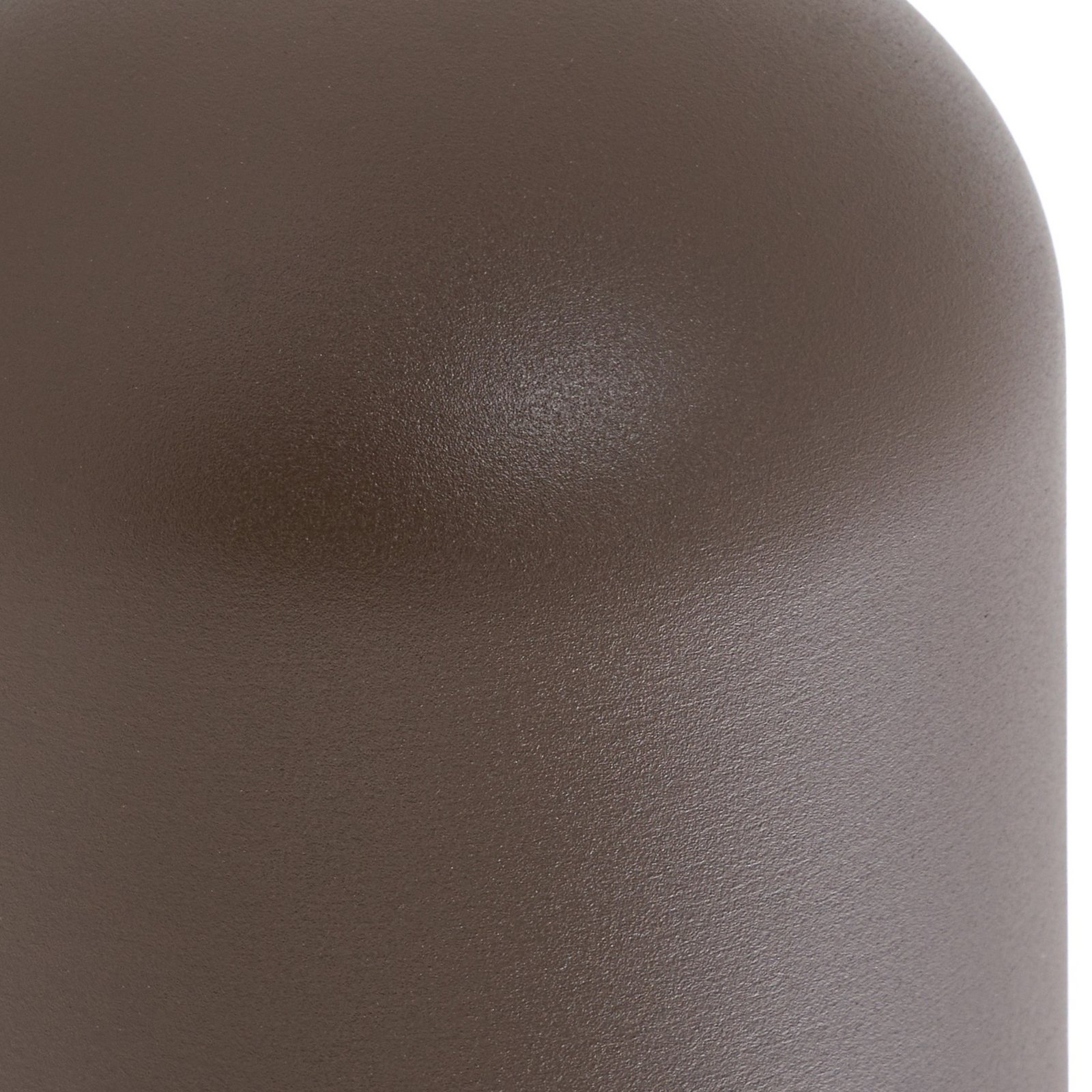 Lindby Außenwandleuchte Pilva, braun, Metall, IP44, E27