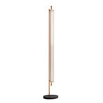 OLEV LED-Stehleuchte TRISEL, erdbraun, Metall, 2.700 K, dim