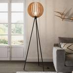 Envostar Clay floor lamp, metal/birch plywood