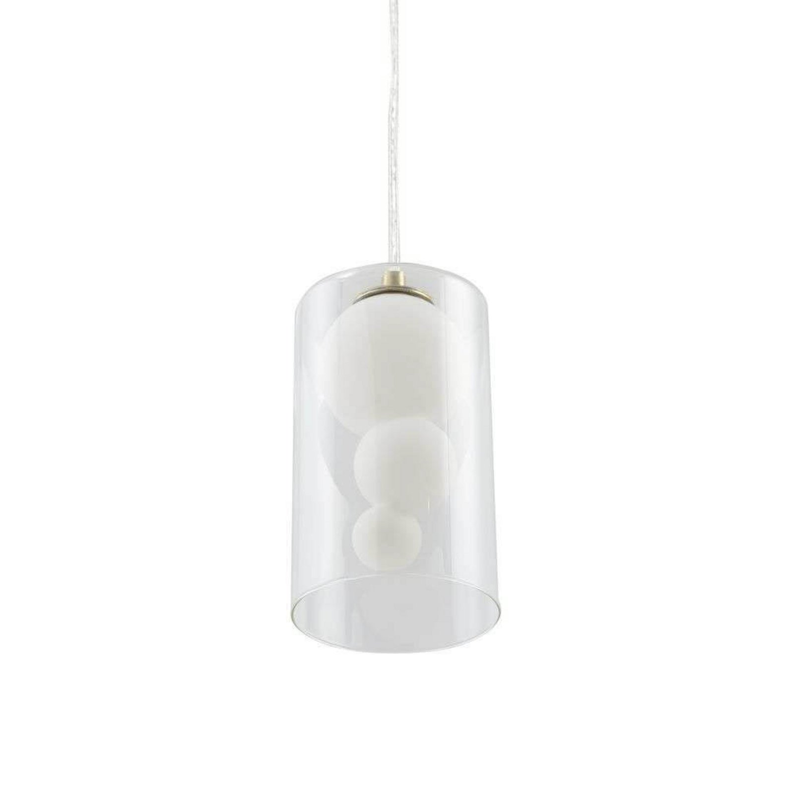 Kupla Taklampa Opal/Klar - Lindby