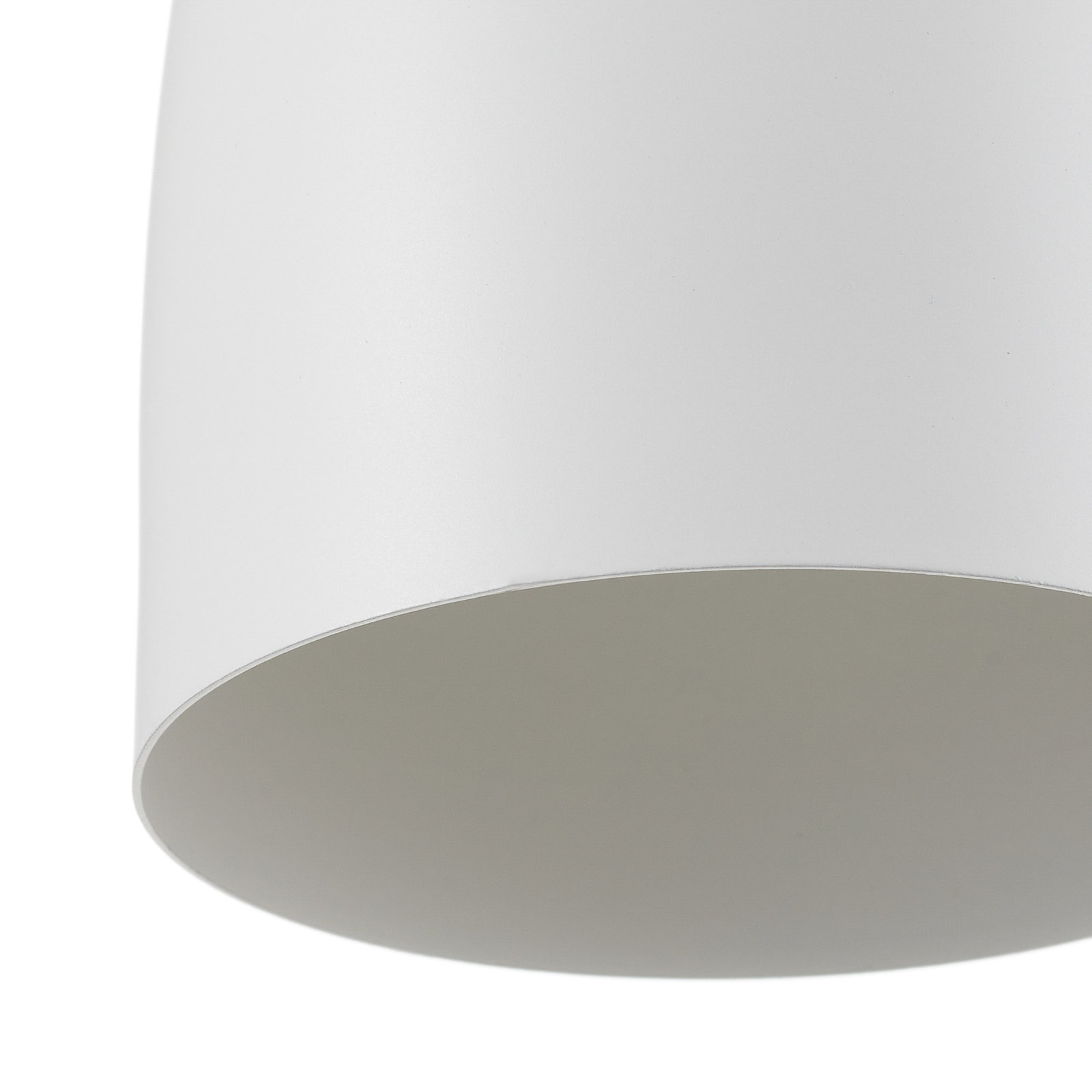 Závesná lampa Manhattan drevený detail, biela
