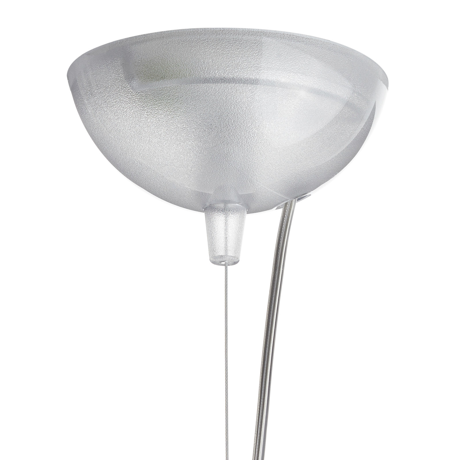 Transparante LED design hanglamp Bloom, 28 cm