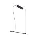 Freeline Lustră Pendul 100cm 3000K Black - Fabbian