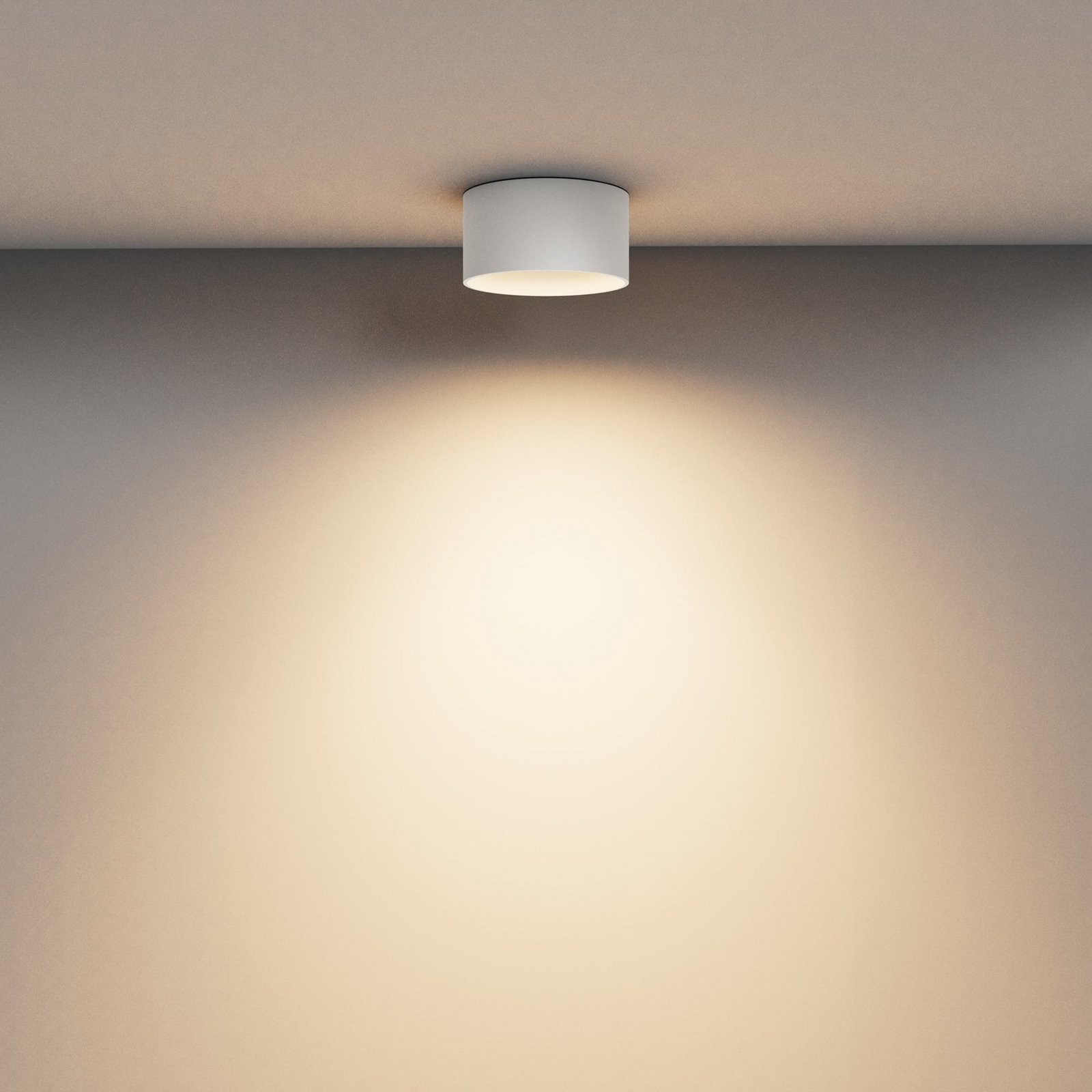 Maytoni downlight LED Vega, biały, Ø 14 cm, 15W, aluminium