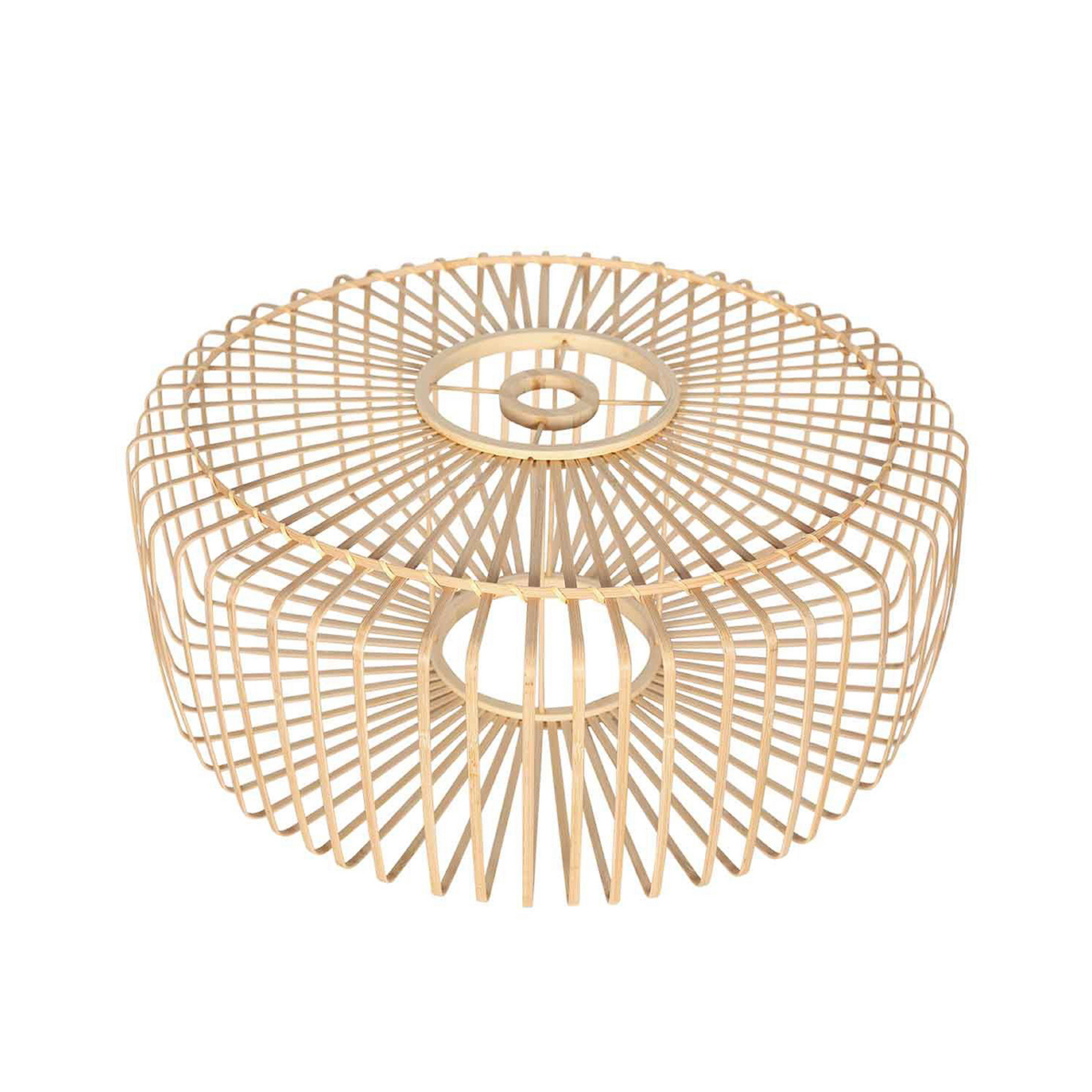 Vloerlamp Sparkled Light brons/bruin, 240 cm, hout