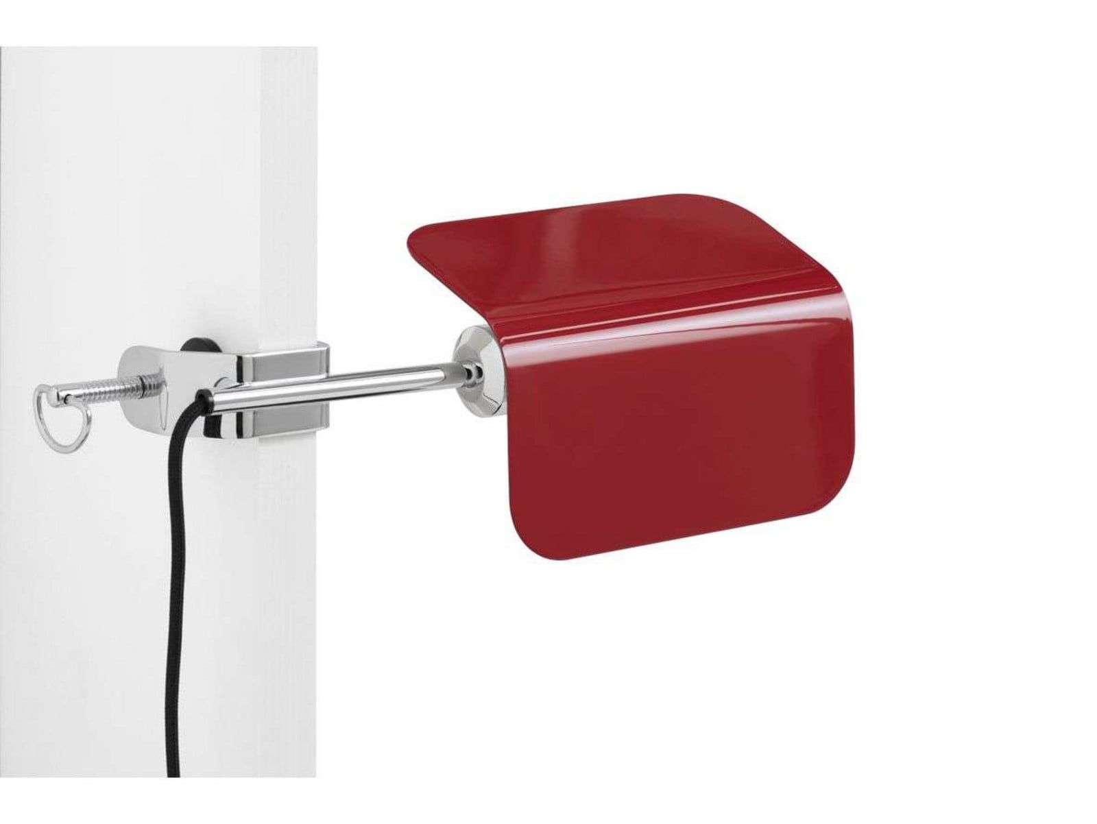 Apex Klämlampa Maroon Red HAY - Vardagsrum - Aluminium | Produkter - Spotlights - Takspot | Lampspecialisterna