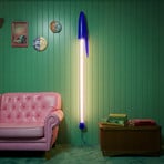 SELETTI LED hanglamp BIC, blauw, lengte 173 cm