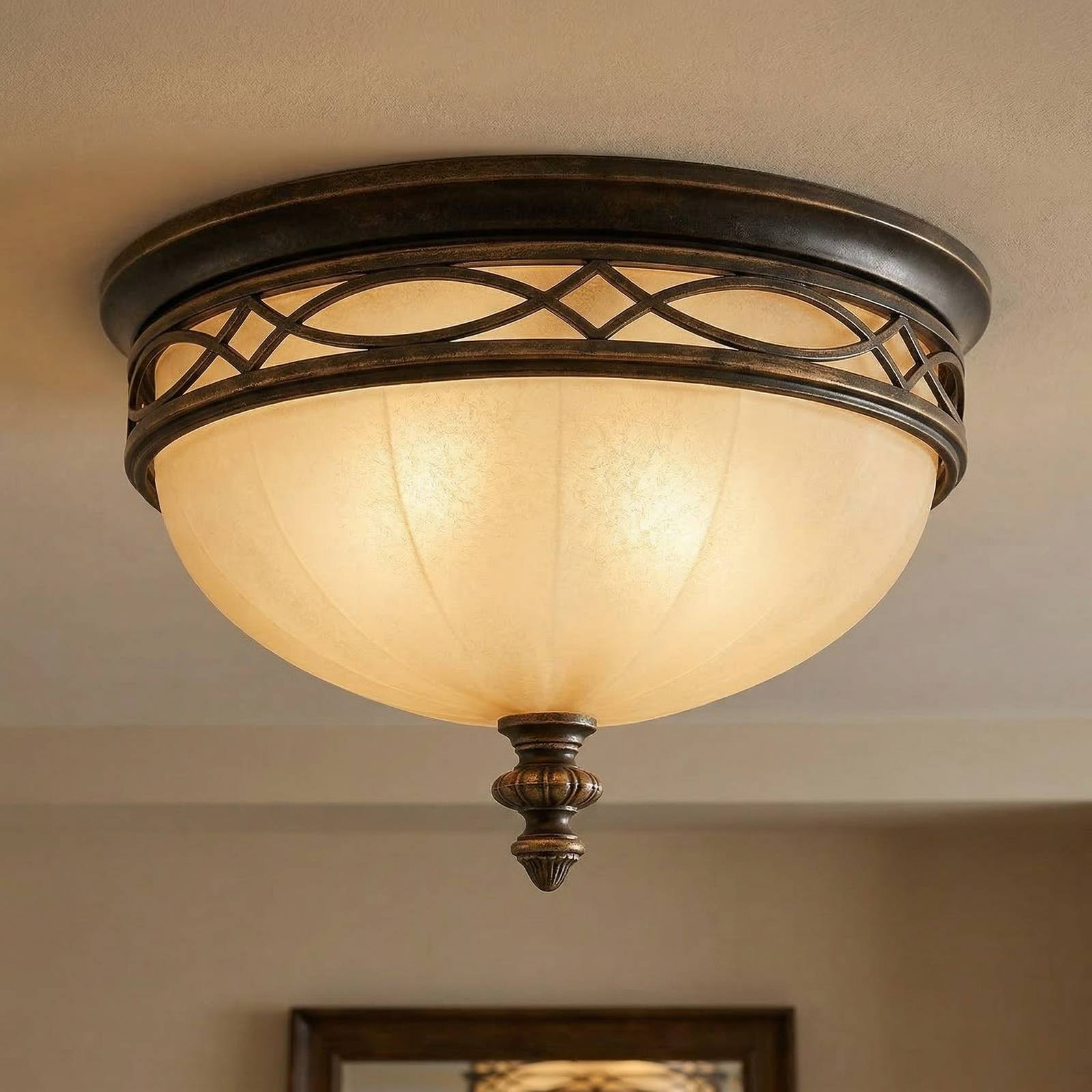 FEISS Drawing Room - plafonnier à verre Scavo