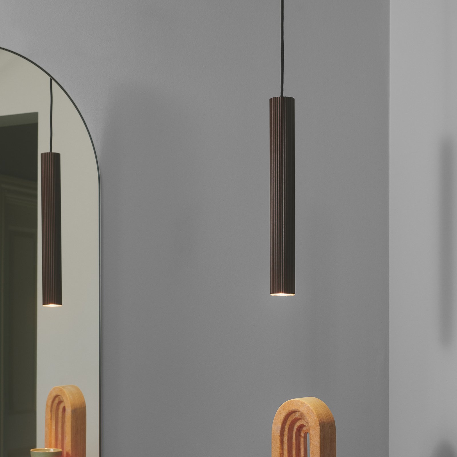 Vico Riippuvalaisin Metallic Brown - Nordlux