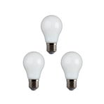 3-pack Bombilla LED 4W (470lm) Ópalo CRI95 Regulable E27 - e3light