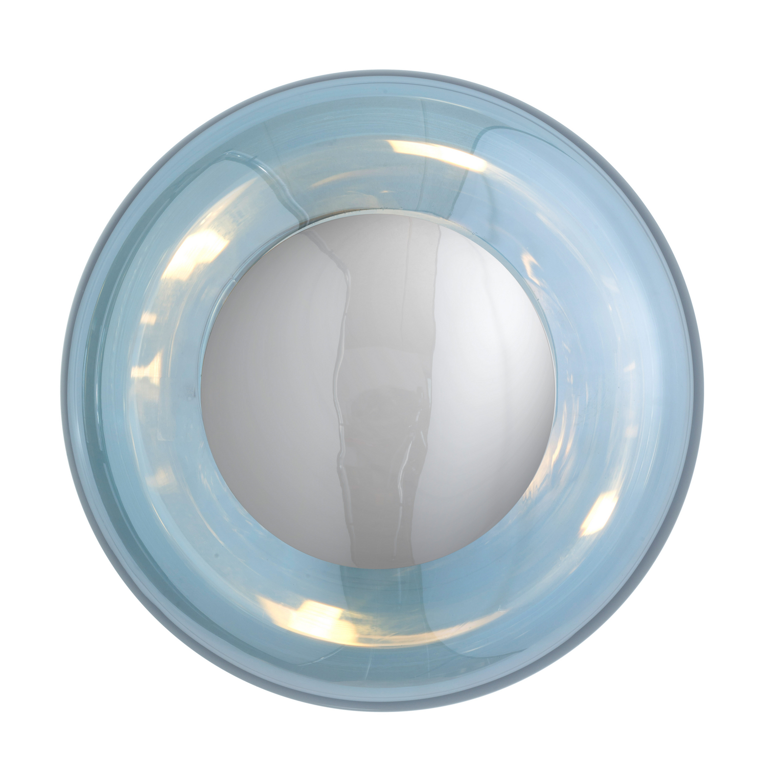 EBB & FLOW Wandleuchte HORIZON SURFACE, blau, Glas, Ø 21 cm