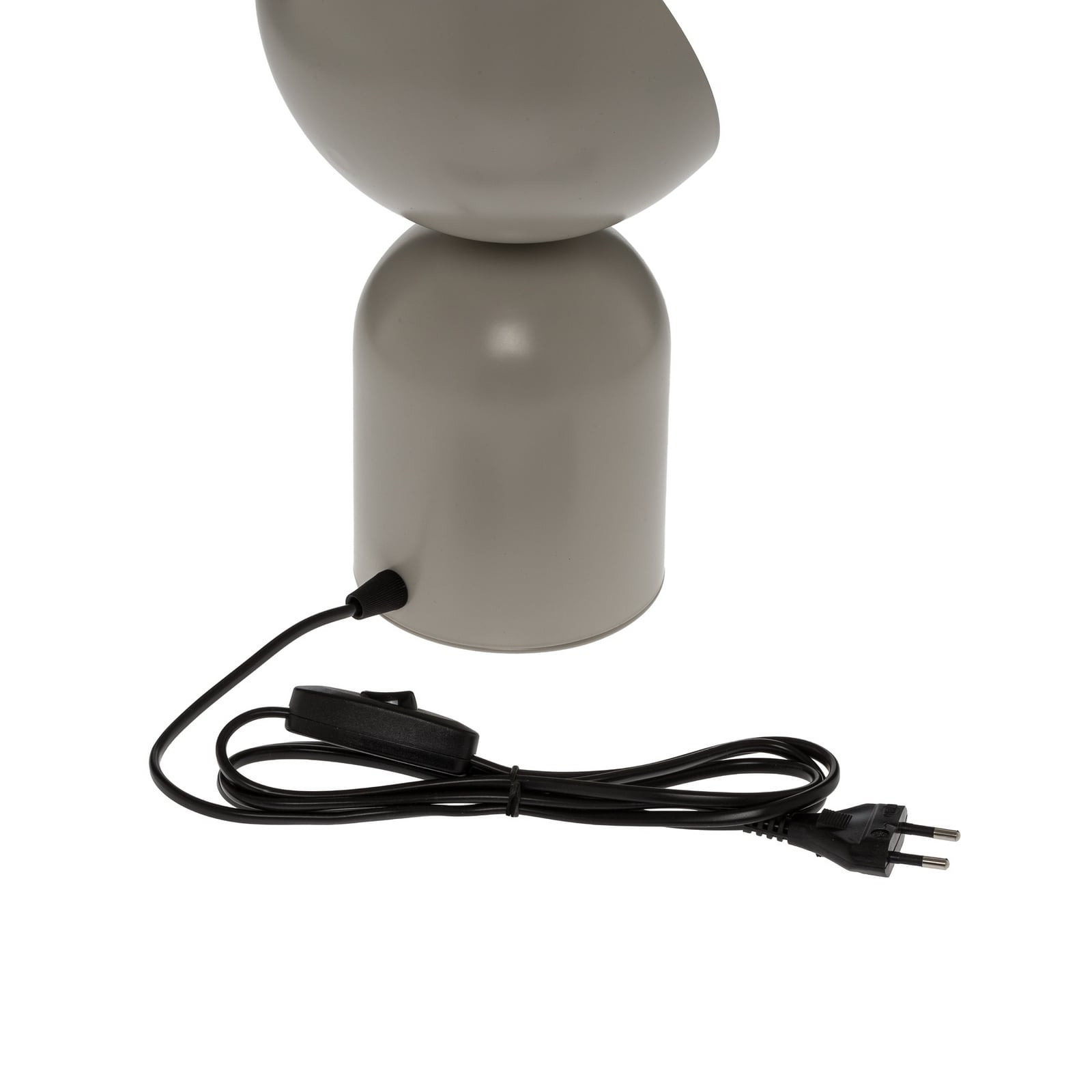 Laualamp Boto LN1, hall, teras/klaas, kõrgus 31 cm, G9 Laualamp Boto LN1, hall, teras/klaas, kõrgus 31 cm, G9