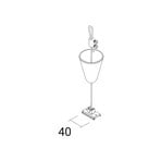 Ivela suspension system SQUARE 48 V, black, suspension height 200 cm