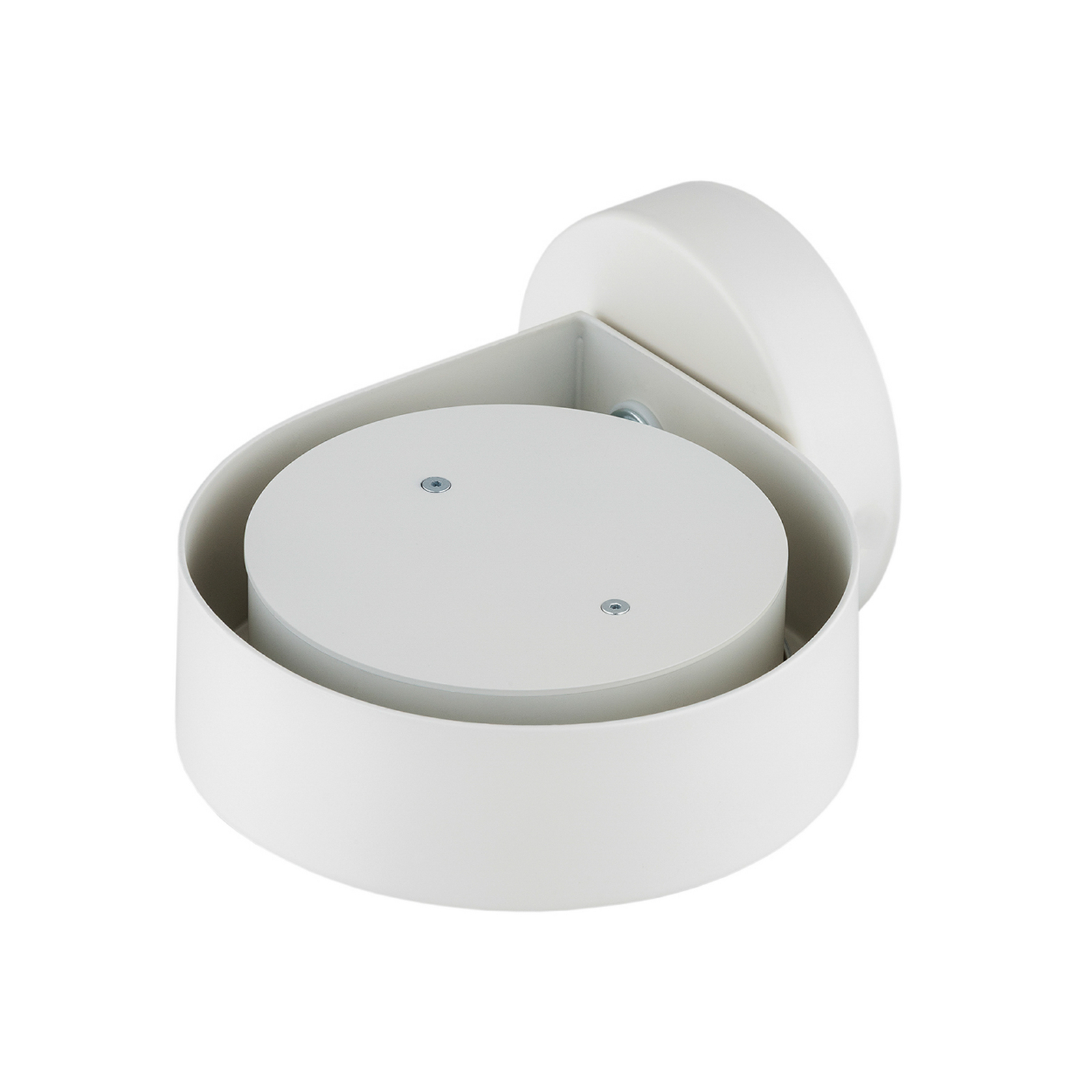 Seinäkohdevalaisin Lili, kermanvärinen, Ø 14 cm, GX53