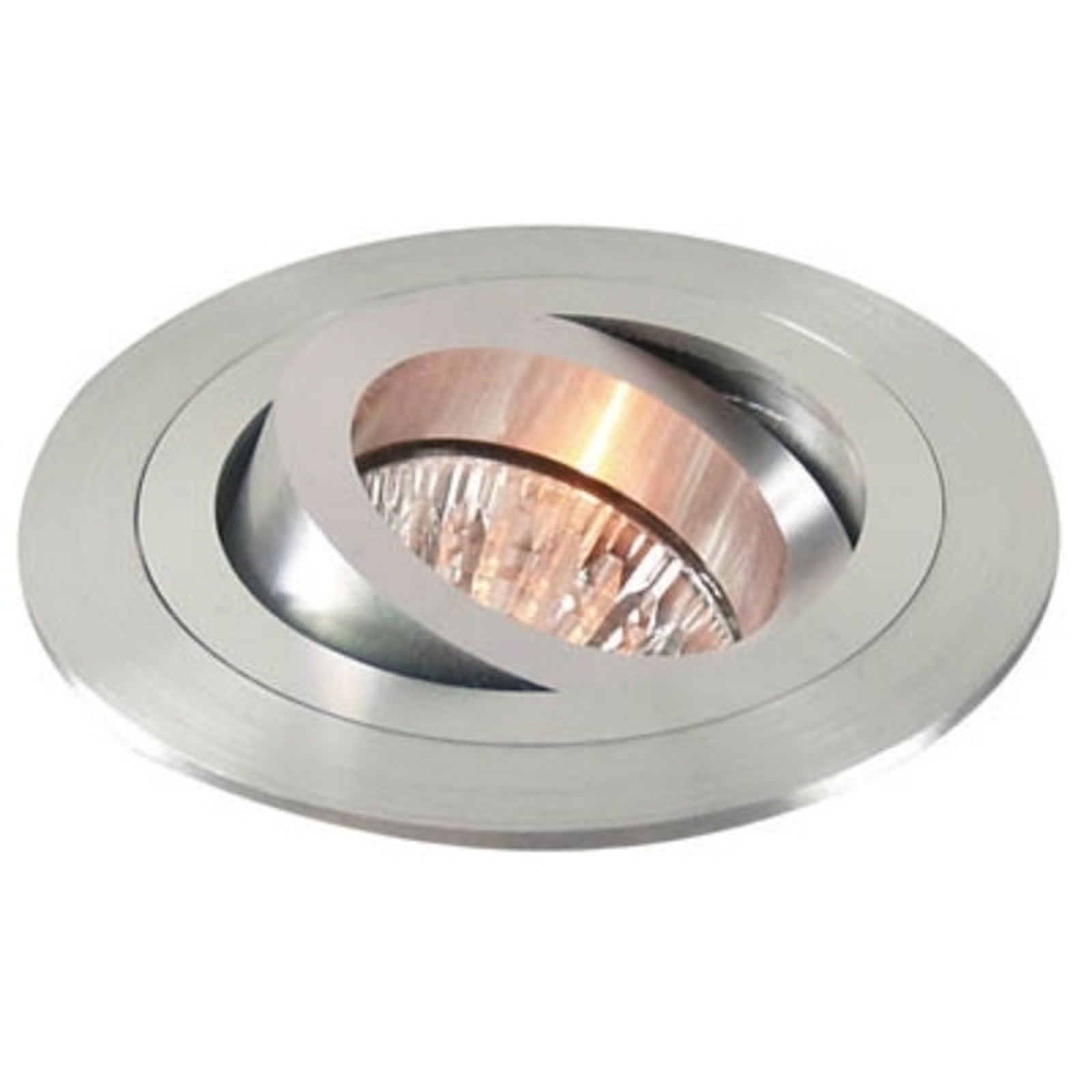 Wychylny pierścień wpuszczany matowe aluminium