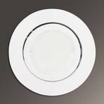 Joanie LED recessed light in white, round