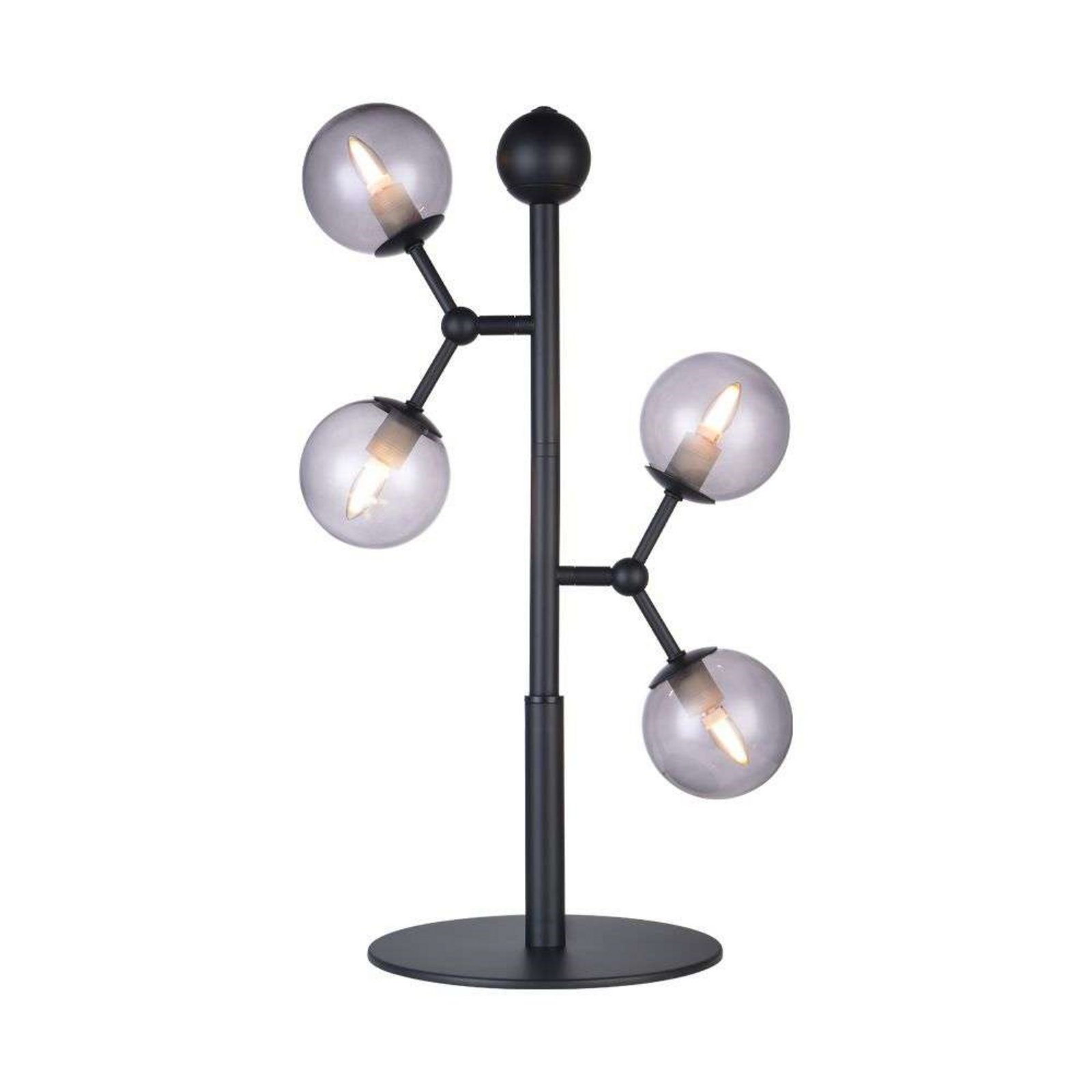 Atom Bordslampa Black/Smoke - Halo Design