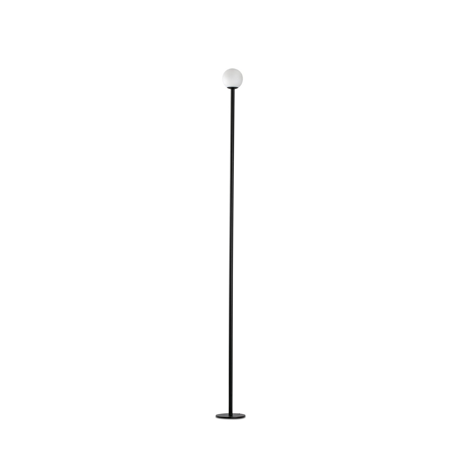 Cuca LED path light, height 100 cm, black, stainless steel, IP65