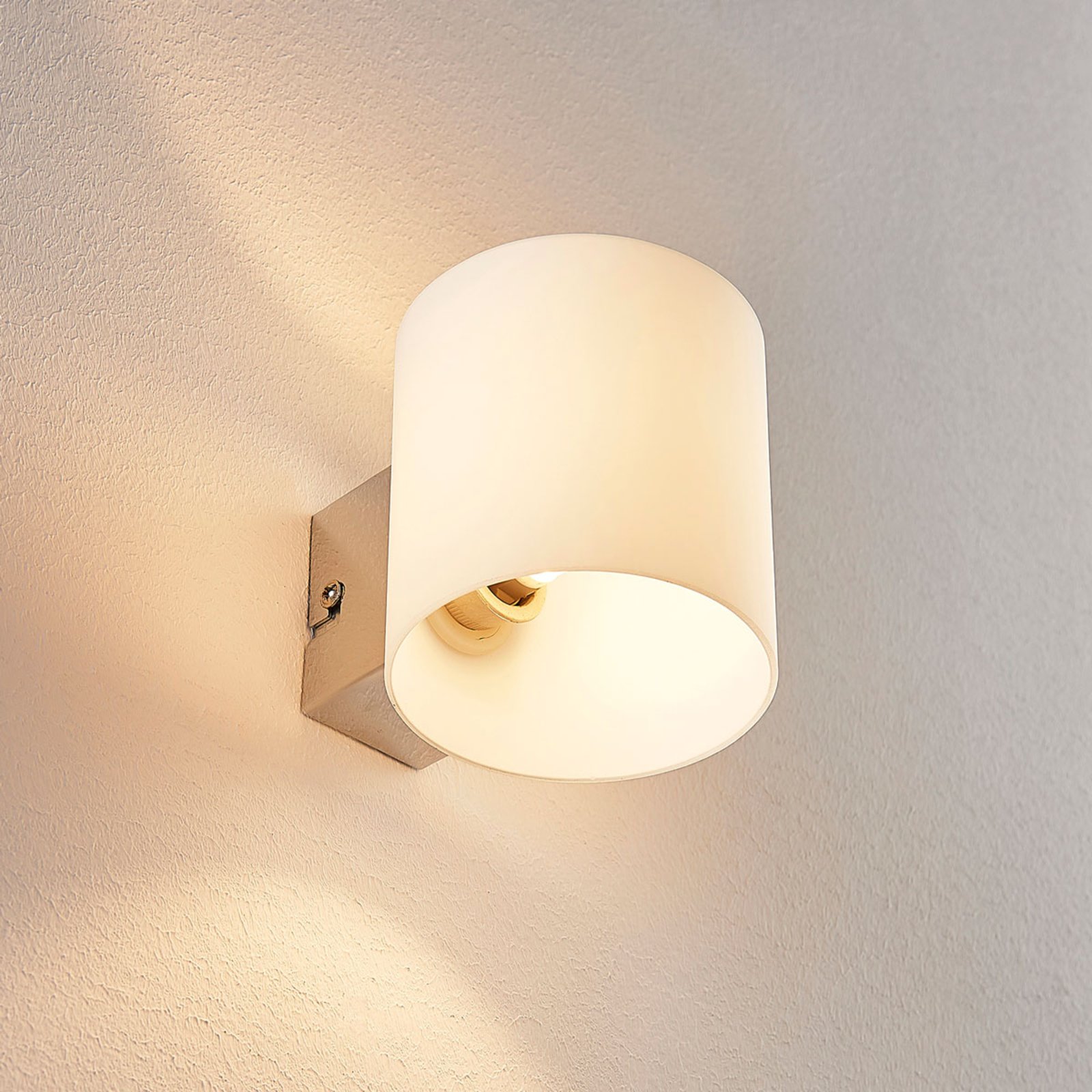 Gerrit fehér üveg LED fali lámpa