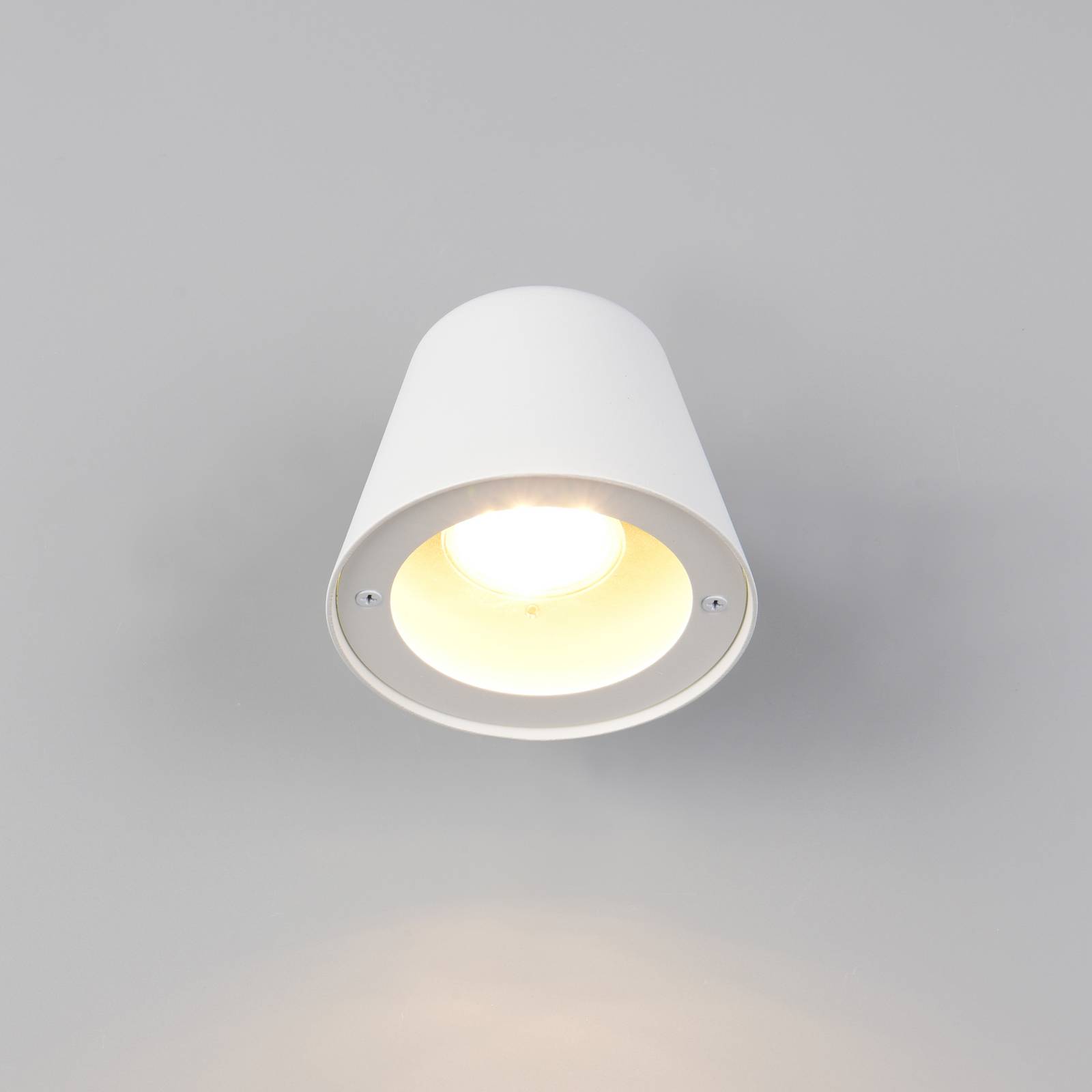 Trio Lighting Buitenwandlamp Beni, mat wit, breedte 11 cm, metaal