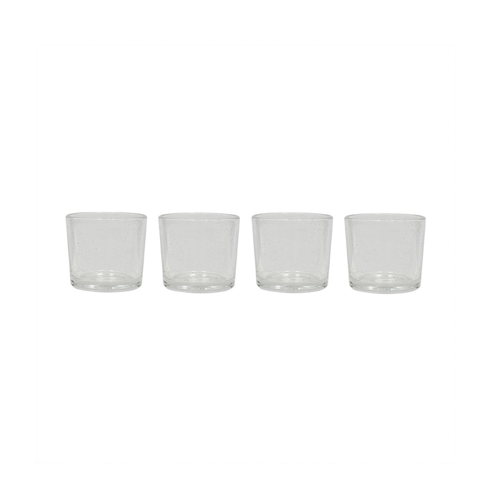 Copo Kuki, transparente, conjunto de 4, altura 8 cm - OYOY Living Design