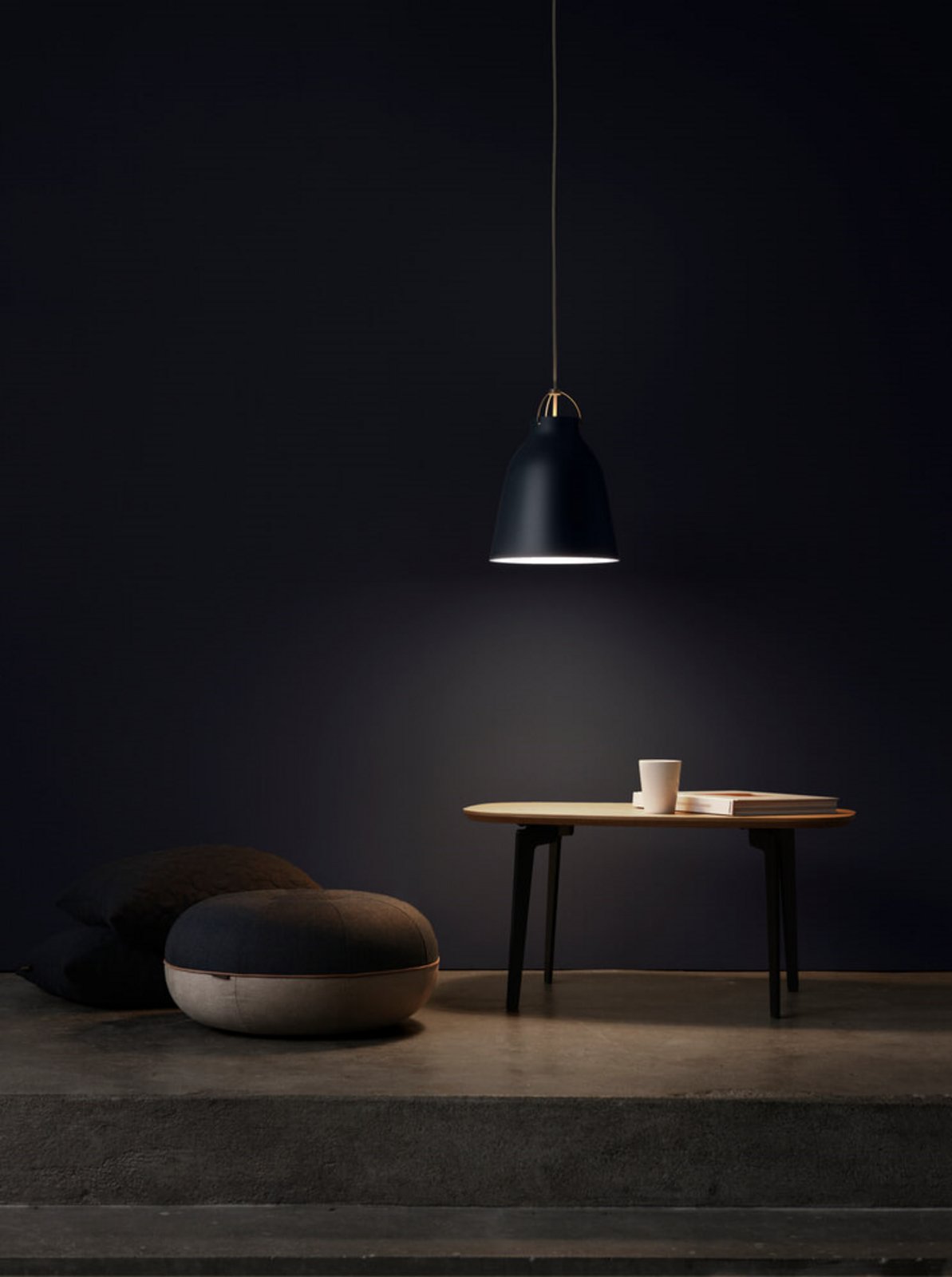 Caravaggio™ P3 Lampada a Sospensione Scuro Blu Oltremare - Fritz Hansen