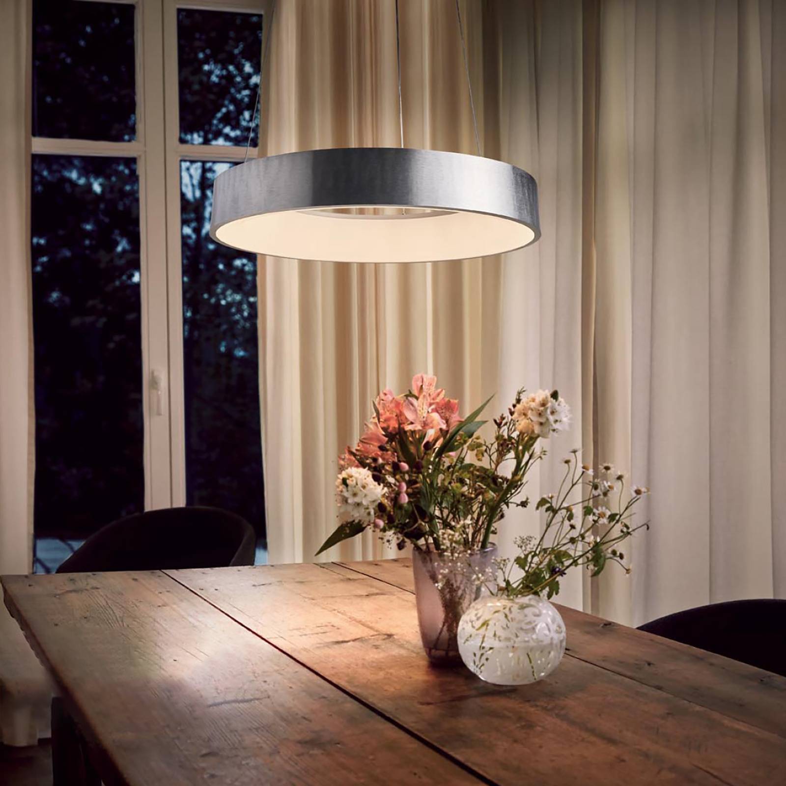 Image of LEDVANCE SMART+ LEDVANCE SUN@Home Circular Lampada a sospensione LED argento