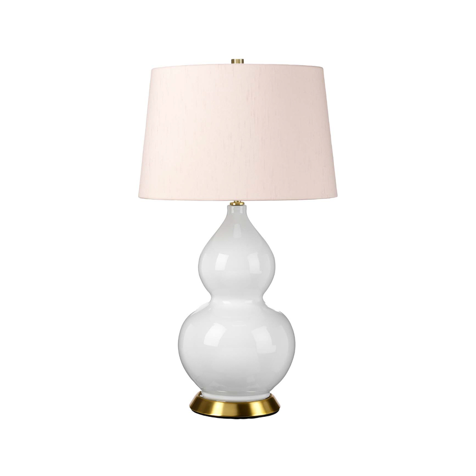 Isla antique brass/rosé textile table lamp