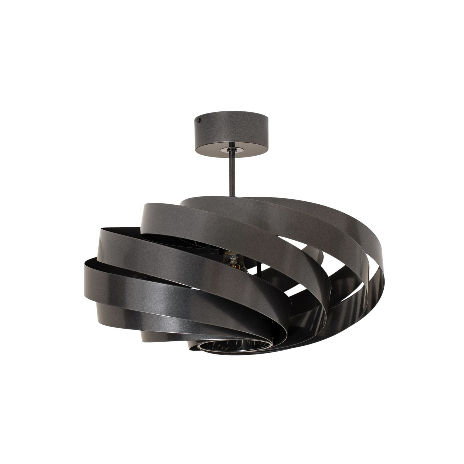 Plafonnier Vento, anthracite, Ø 50 cm