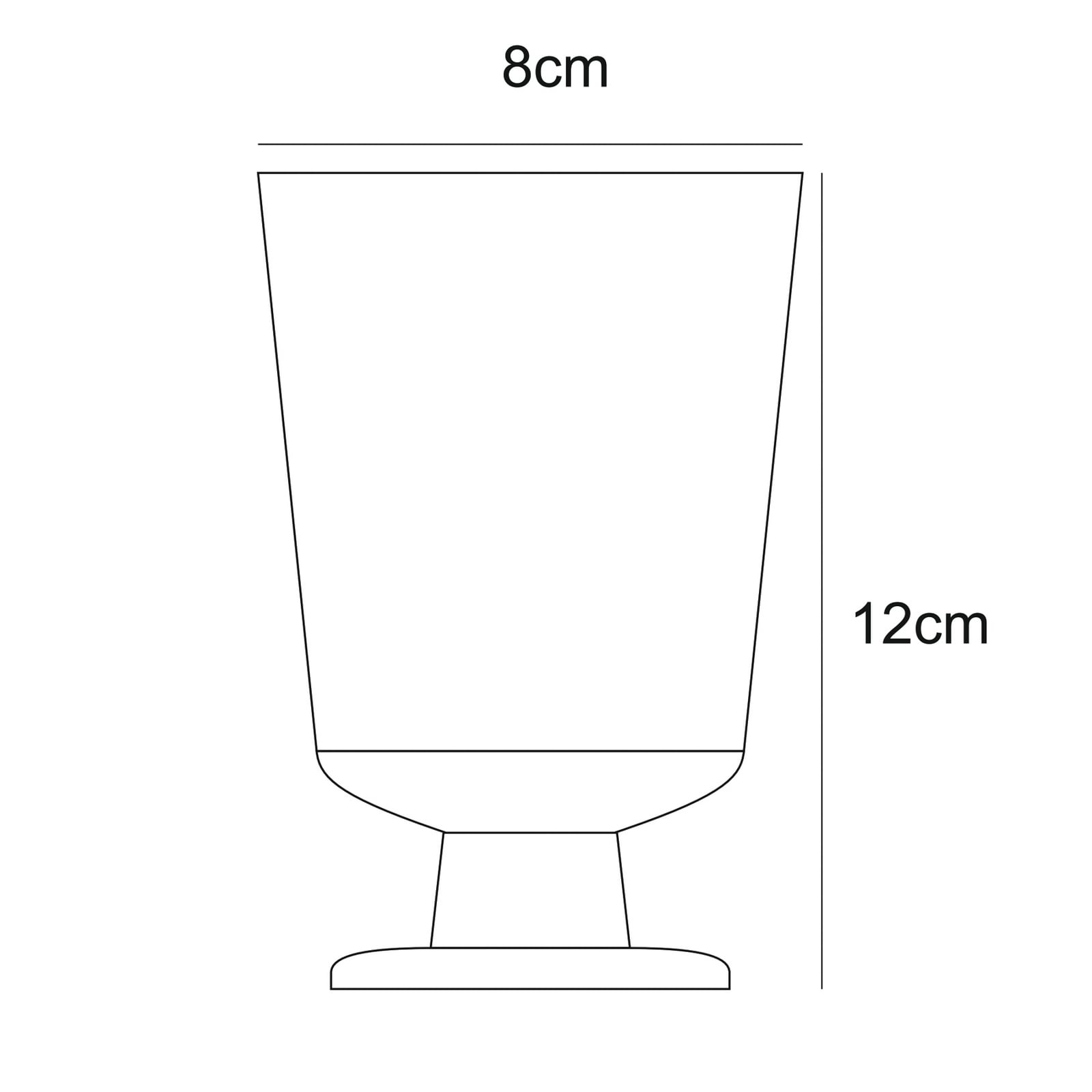Tazza HDDiva in ceramica bianca/blu, Ø 6 cm, set da 2 - House Doctor