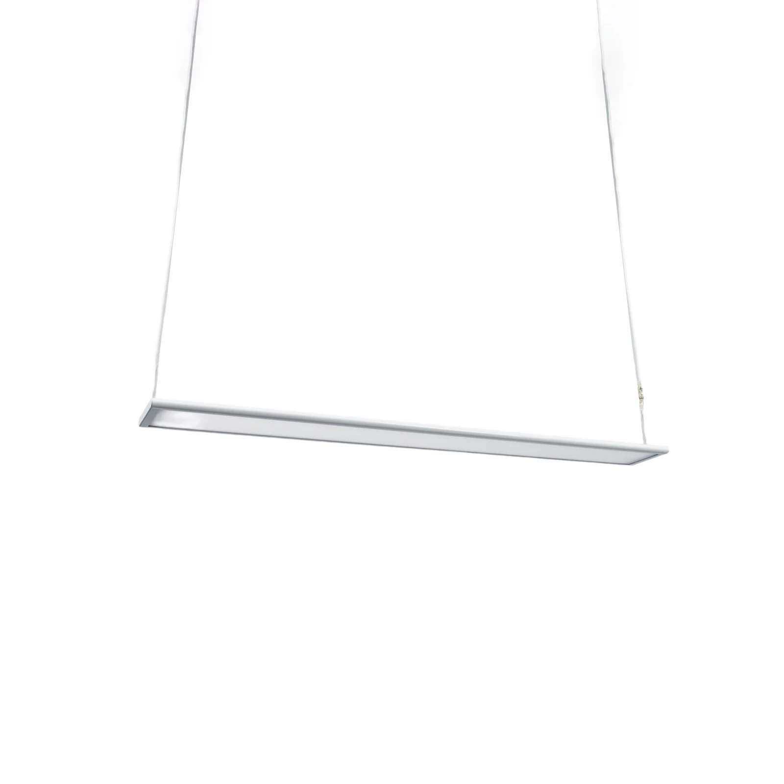 Arcchio LED kancelářská závěsná lampa Samu, nahoru/dolů, stmívatelná, hliník