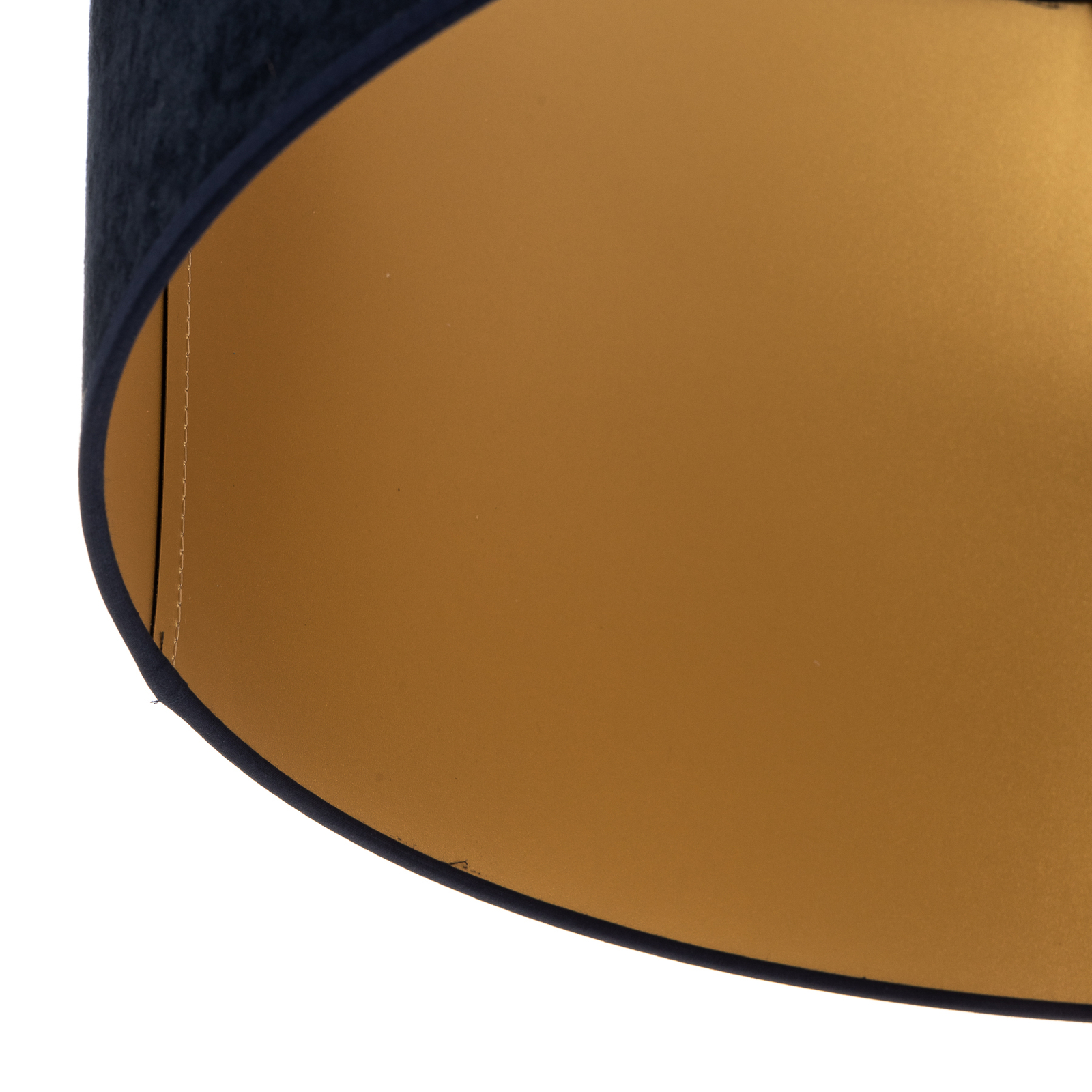Deckenlampe Golden Roller Ø 60cm dunkelblau/gold