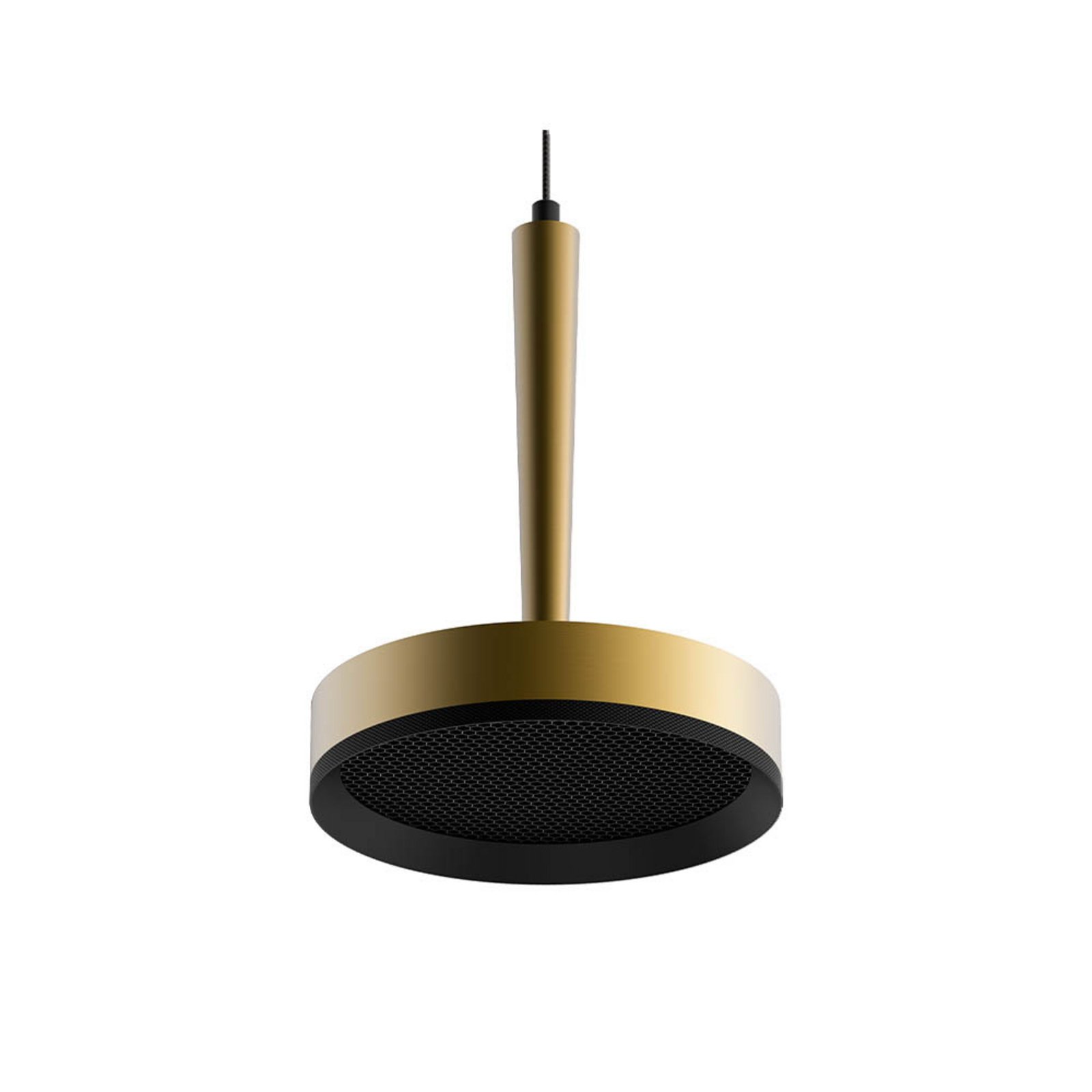 LOOM DESIGN LED-Pendelleuchte Nyx P1, messing, Aluminium