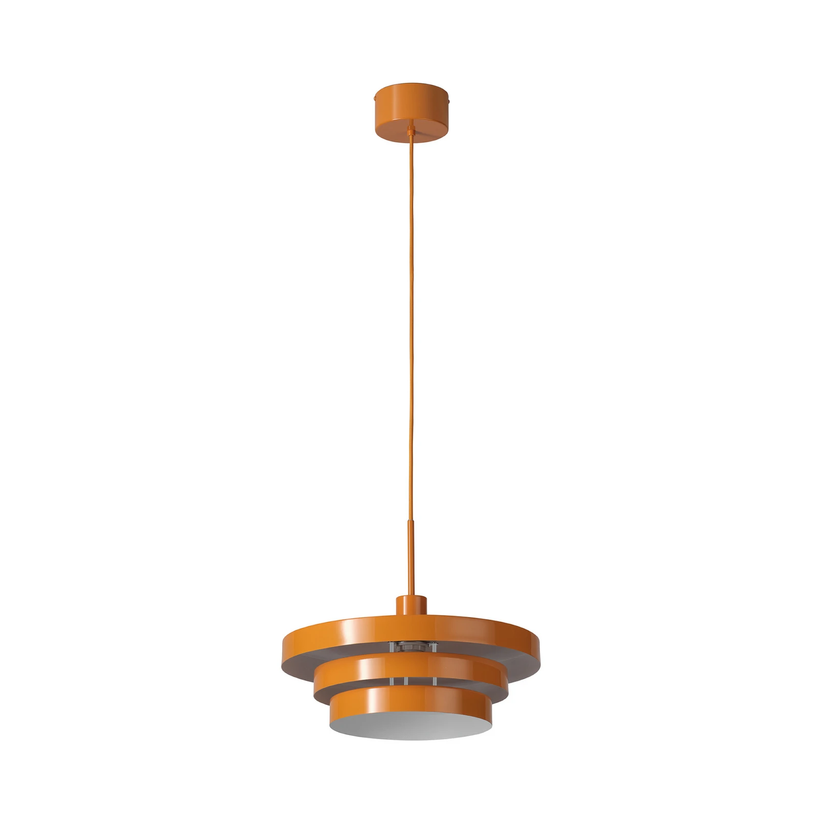 „OSRAM“ pakabinamas šviestuvas „Decor Layer“, oranžinis, Ø 40 cm, metalinis