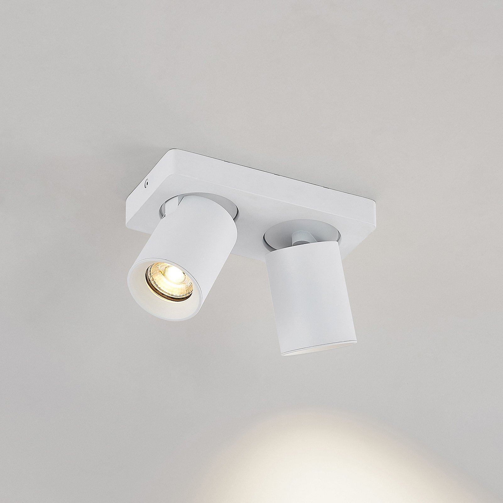 Arcchio Leevya ceiling light 2-bulb white