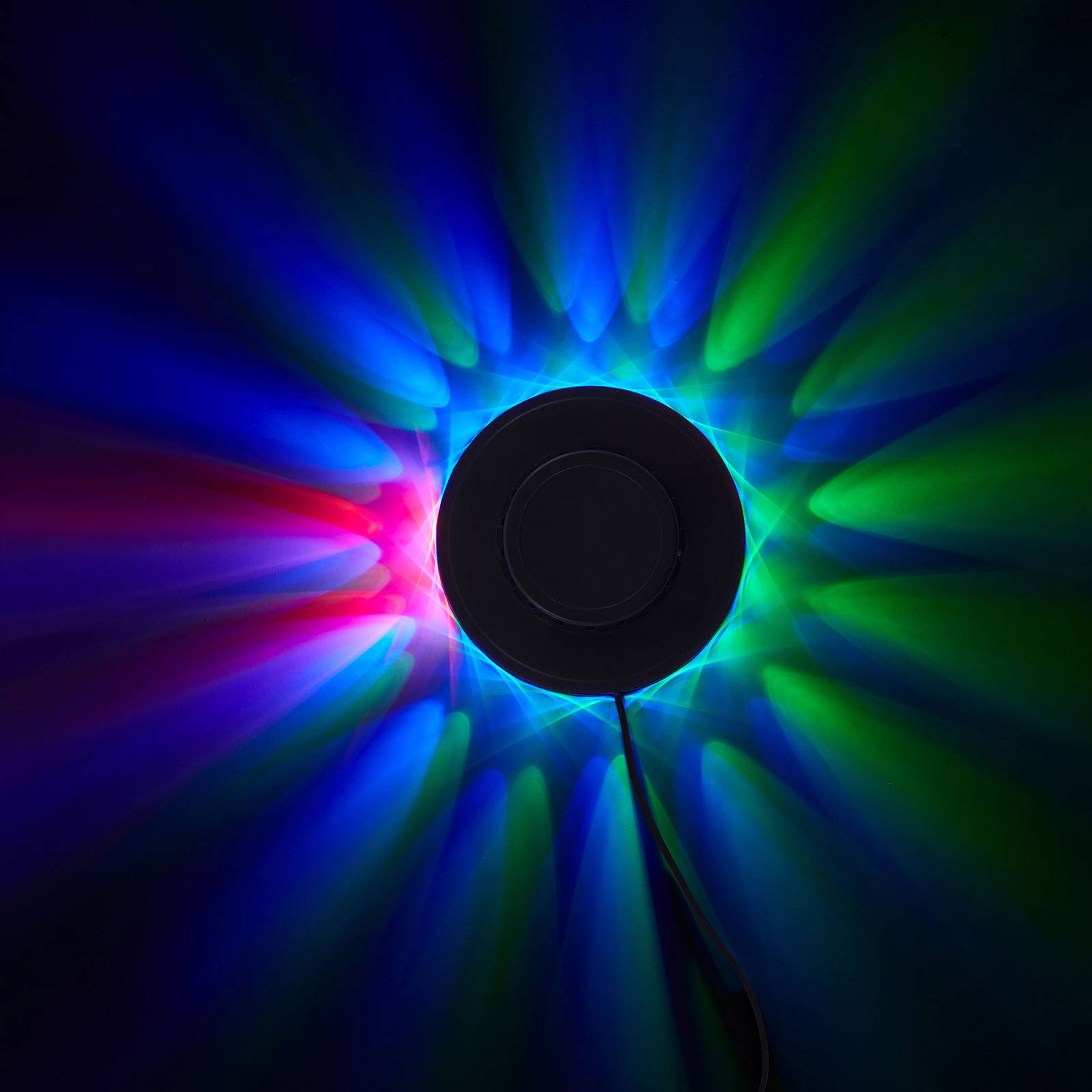 RGB LED svetelné koleso - dekoratívne svetlo s hudobným senzorom