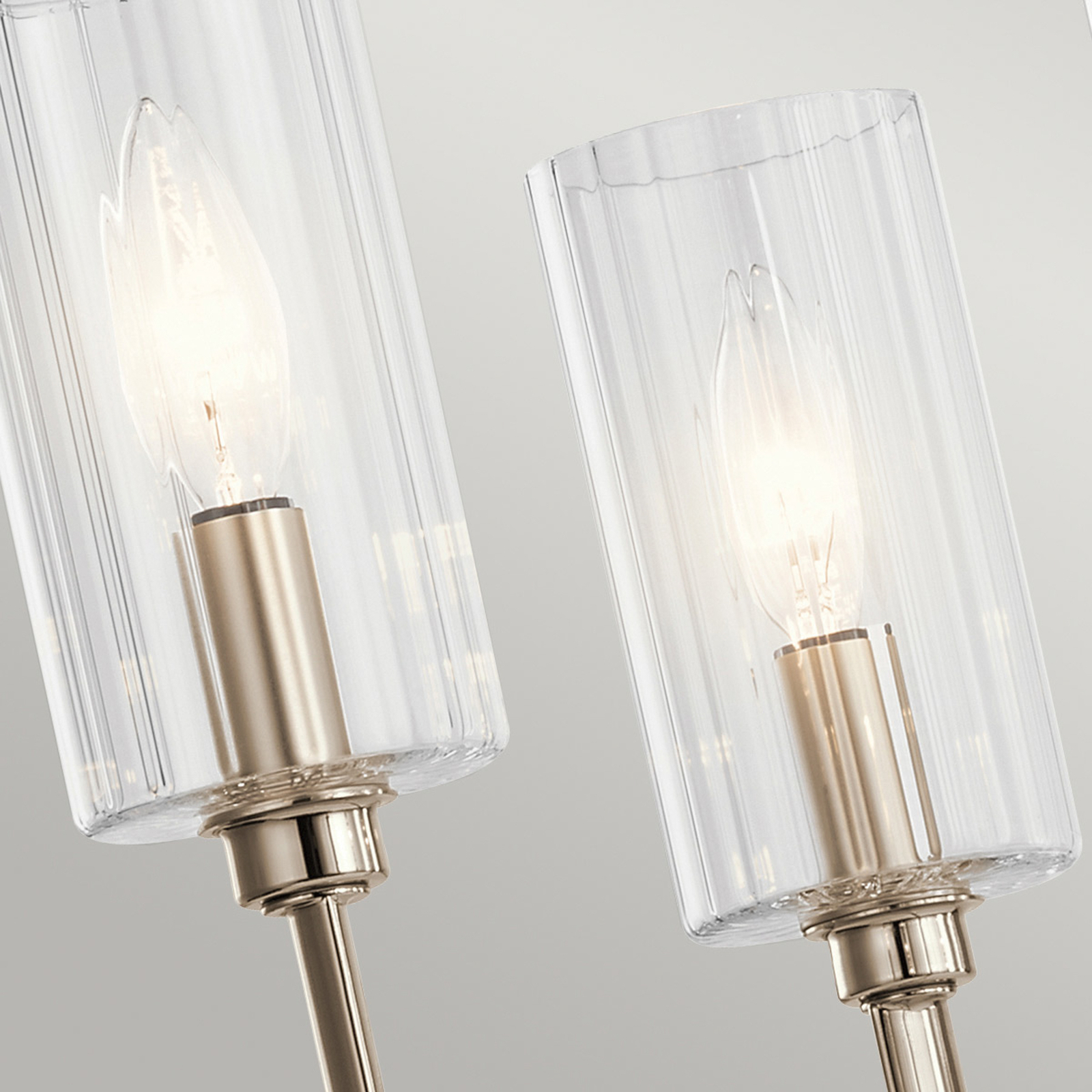 Kimrose hanglamp, 6-lamps, gepolijst nikkel