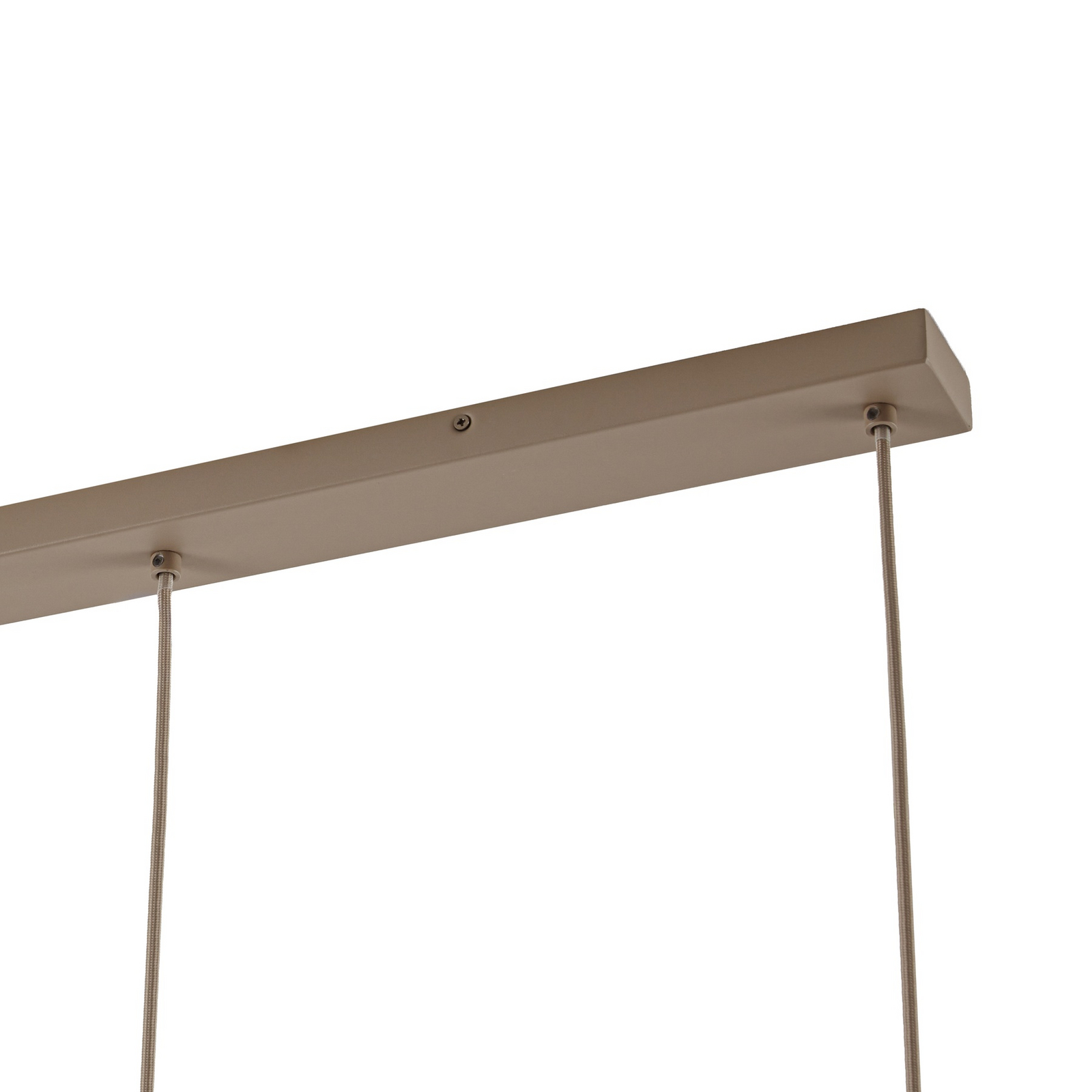 Evey Hängelampe, Länge 80 cm, 3-flg, weiß/beige, Glas - NOLA Evey Hängelampe, Länge 80 cm, 3-flg, weiß/beige, Glas - NOLA