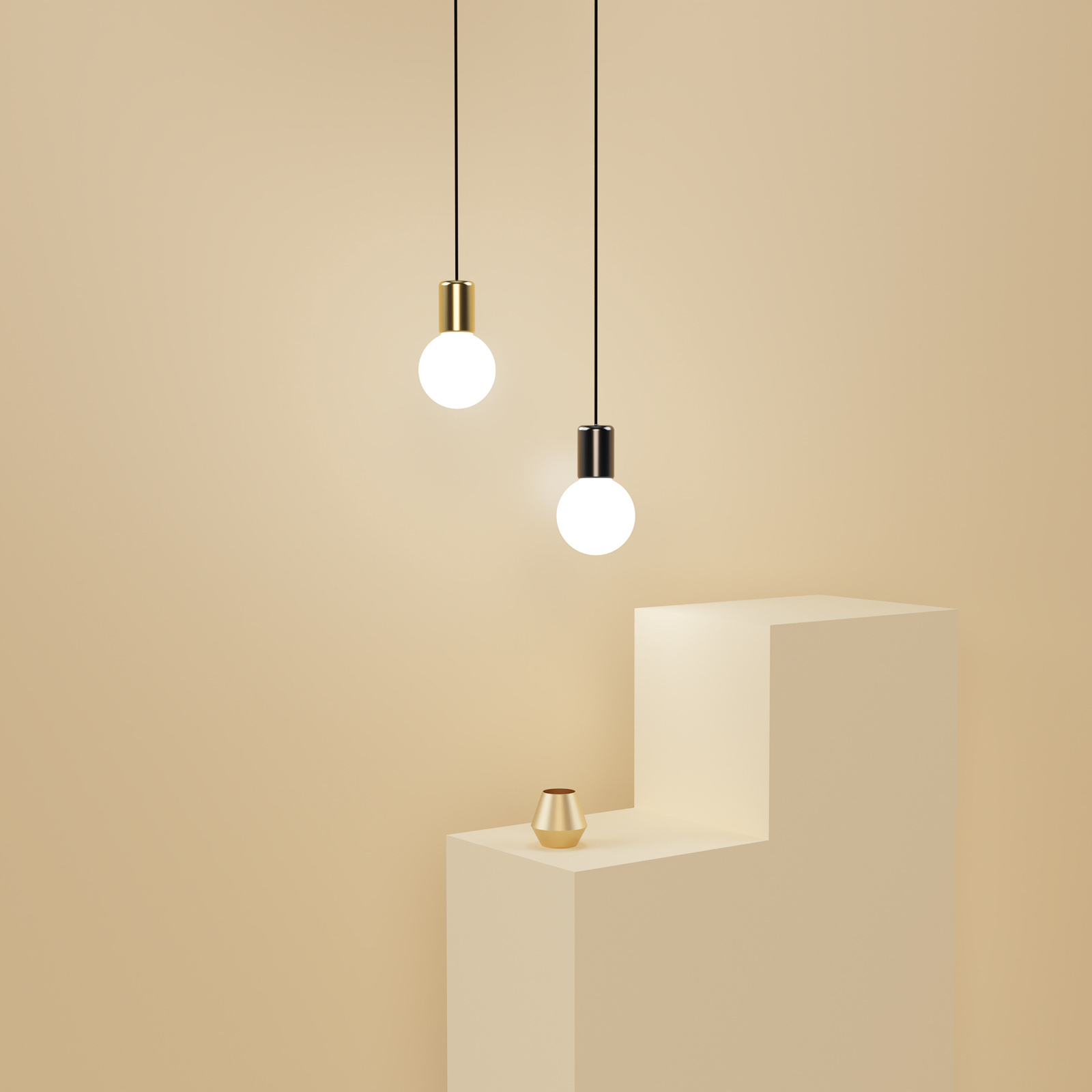 Innermost Purl LED-Hängeleuchte aus Glas