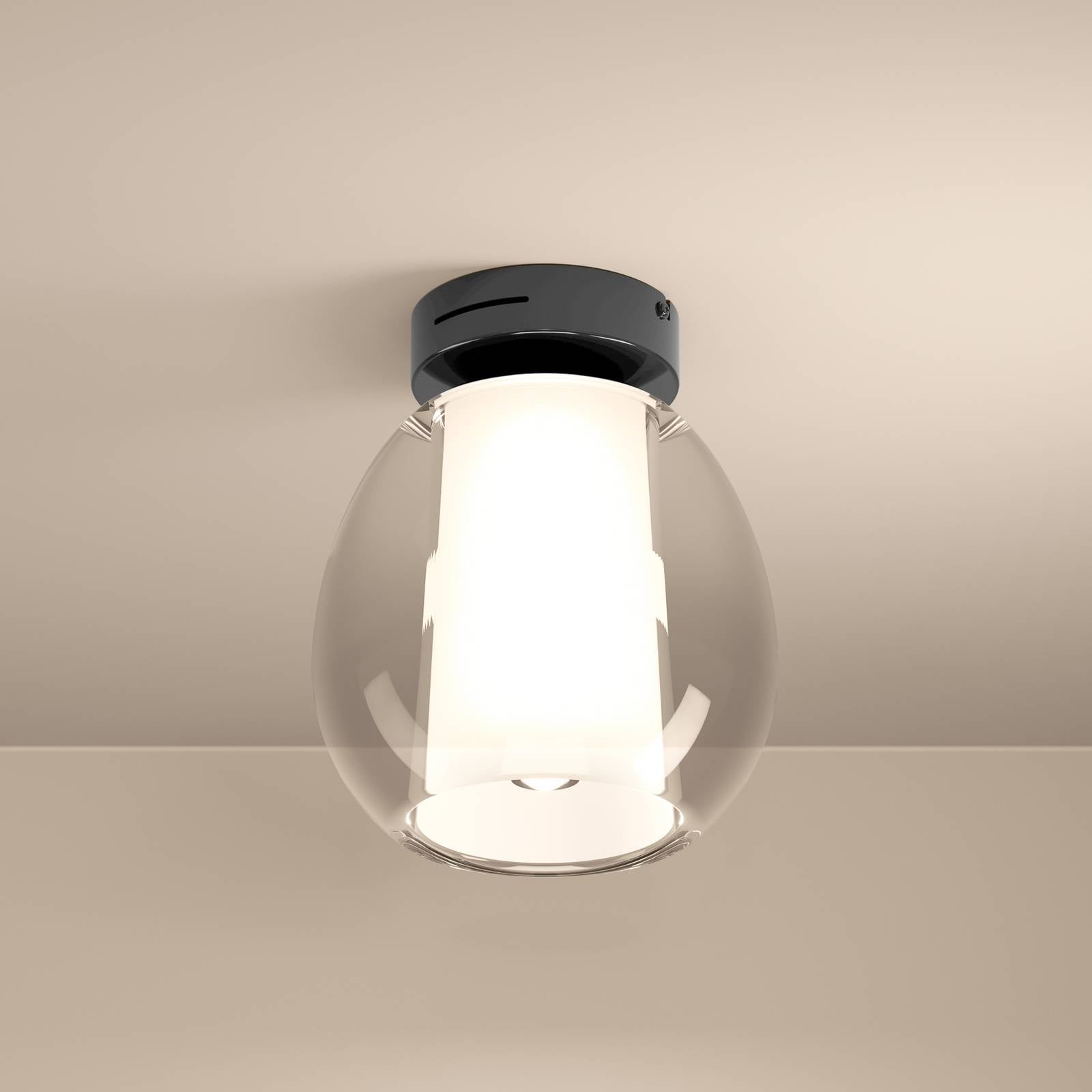 Stars of Light LED-taklampa Menorca, nickel Ø 21 cm CCT