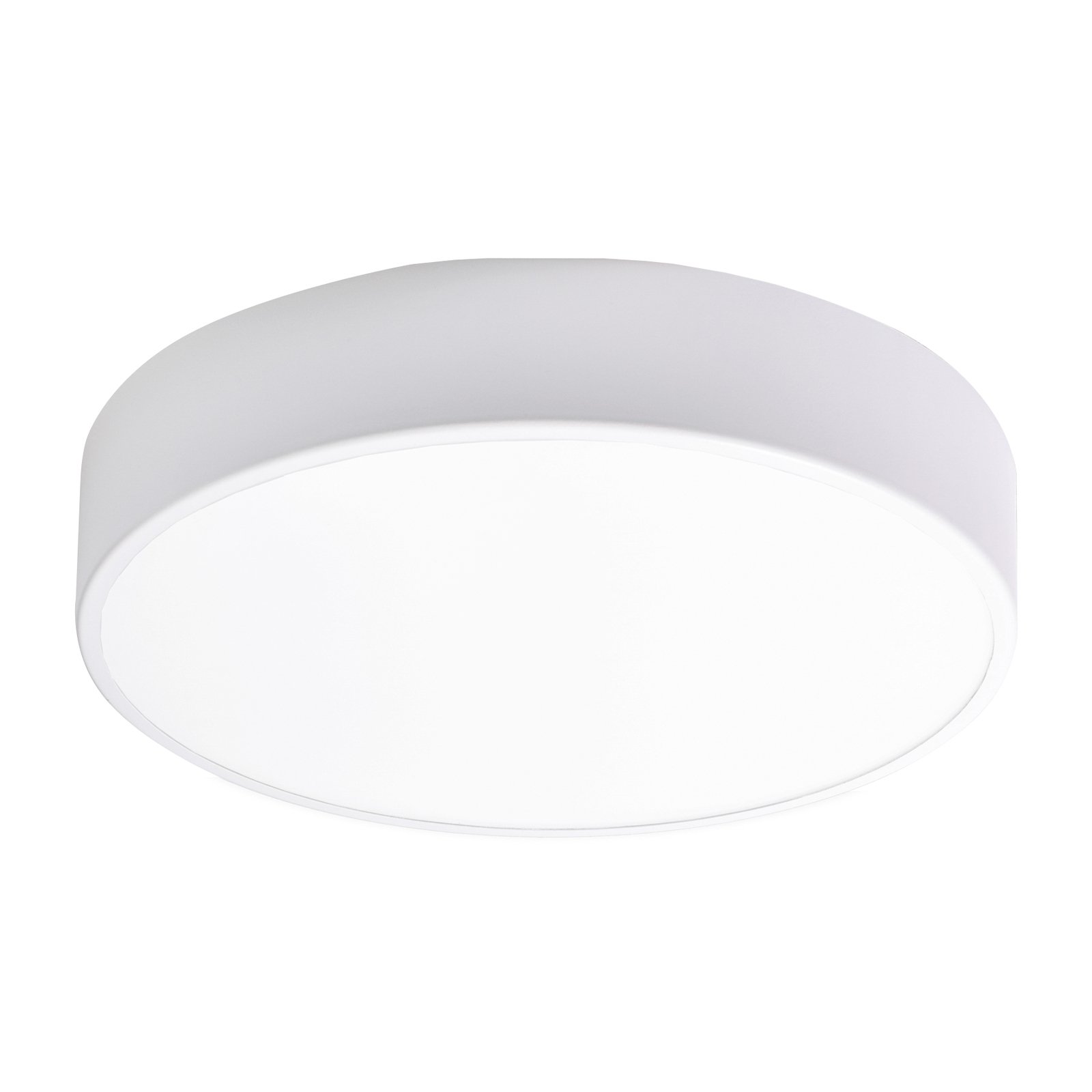 Cleo 400 ceiling light, IP54, Ø 40 cm white